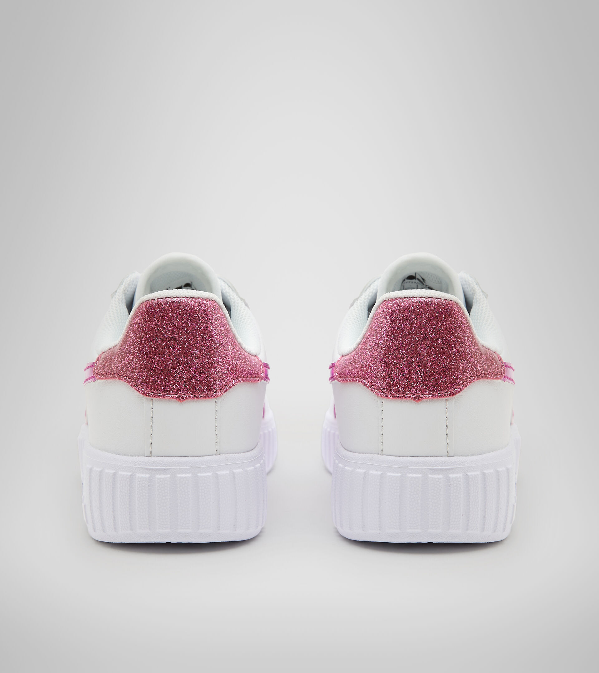 Sports shoes - Kids 4-8 years GAME STEP DIAMONDS PS WHITE/FUCHSIA PINK - Diadora