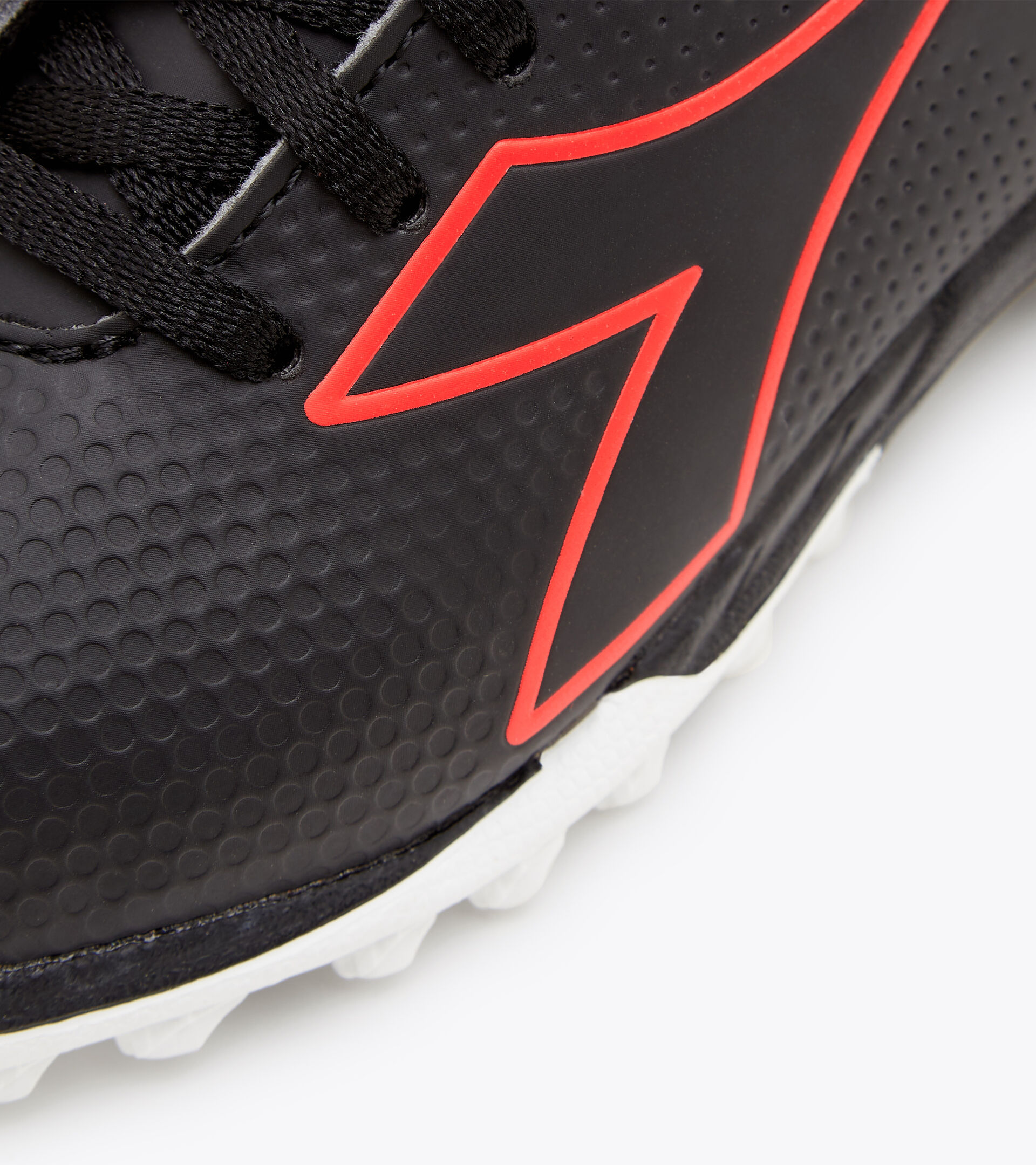 Footwear Sport BAMBINO PICHICHI 4 TF JR NERO/ROSSO FLUO/BIANCO Diadora