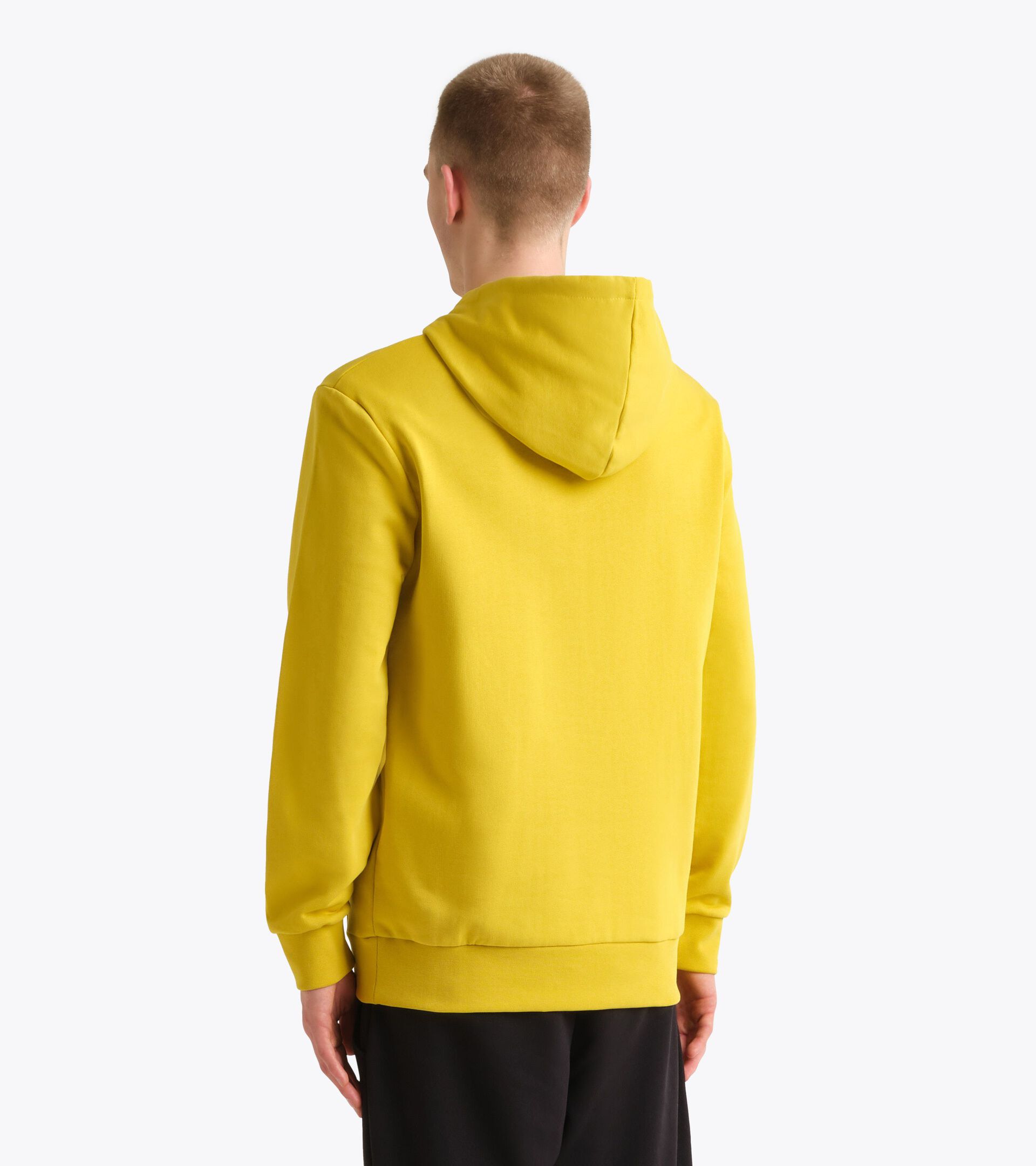 Color block hoodie - All-Gender HOODIE LOGO YELLOW BALL - Diadora