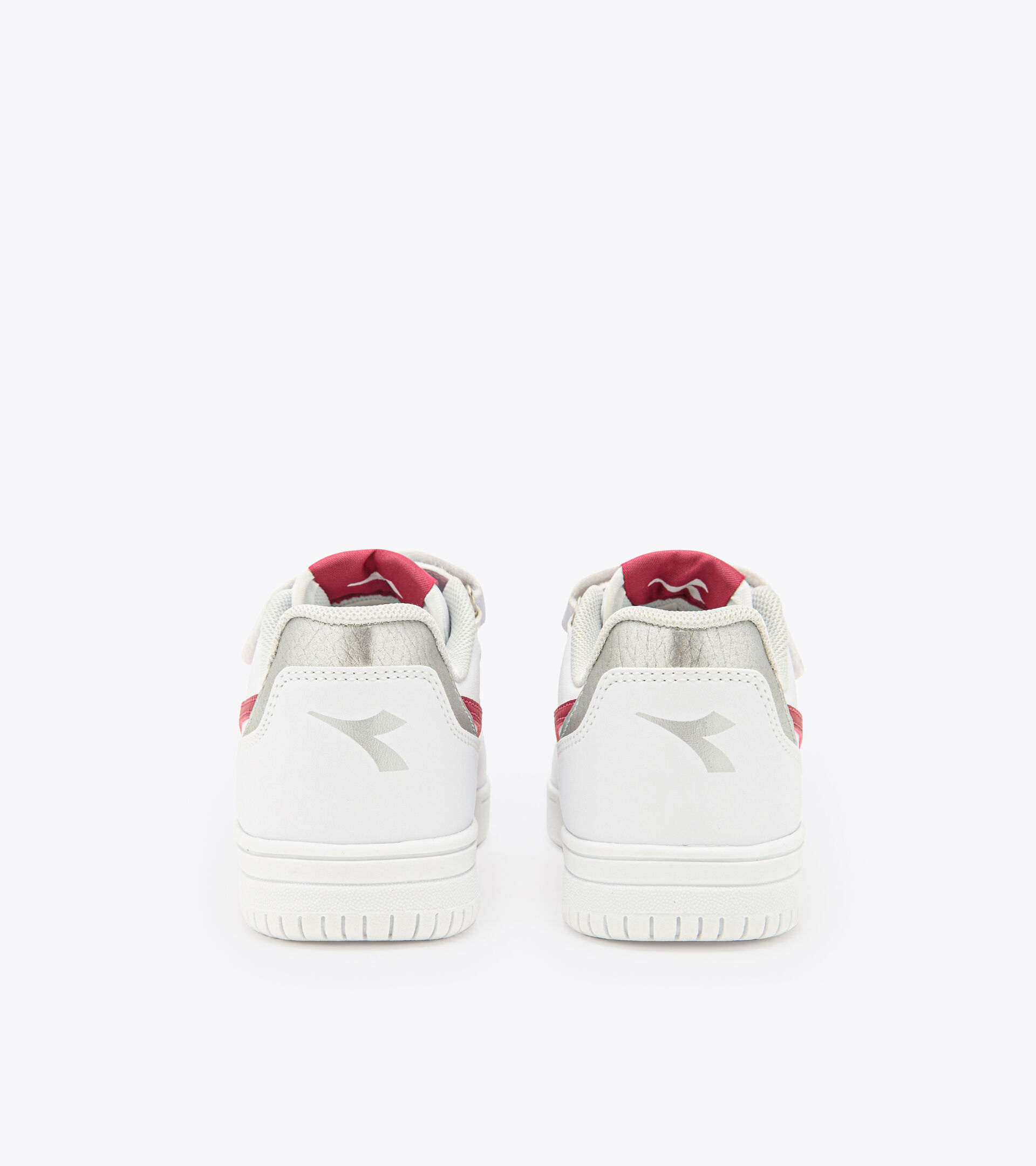 Chaussures de sport - Garçon 4-8 ans RAPTOR LOW PS BLANC/ROUGE AMARANTE - Diadora