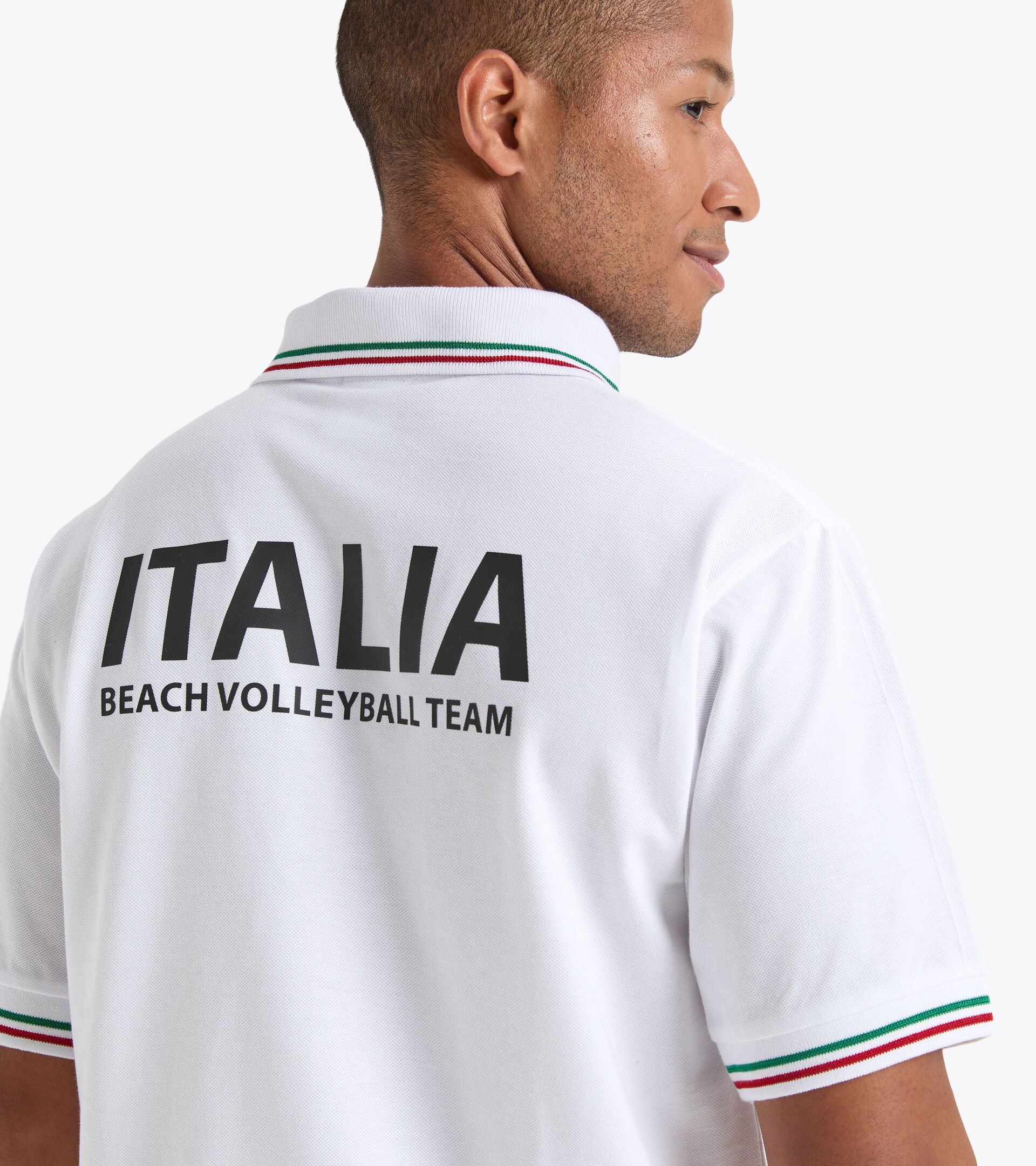 Polo de représentation - Équipe Nationale de Beach Volley POLO RAPPRESENTANZA BV ITALIA BLANC VIF - Diadora