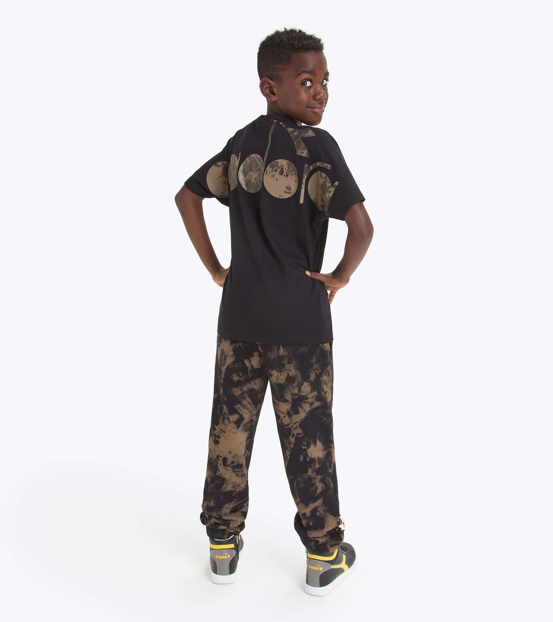 T-shirt with tie dye details - Boy
 JB. T-SHIRT SS TYE DYE BLACK - Diadora