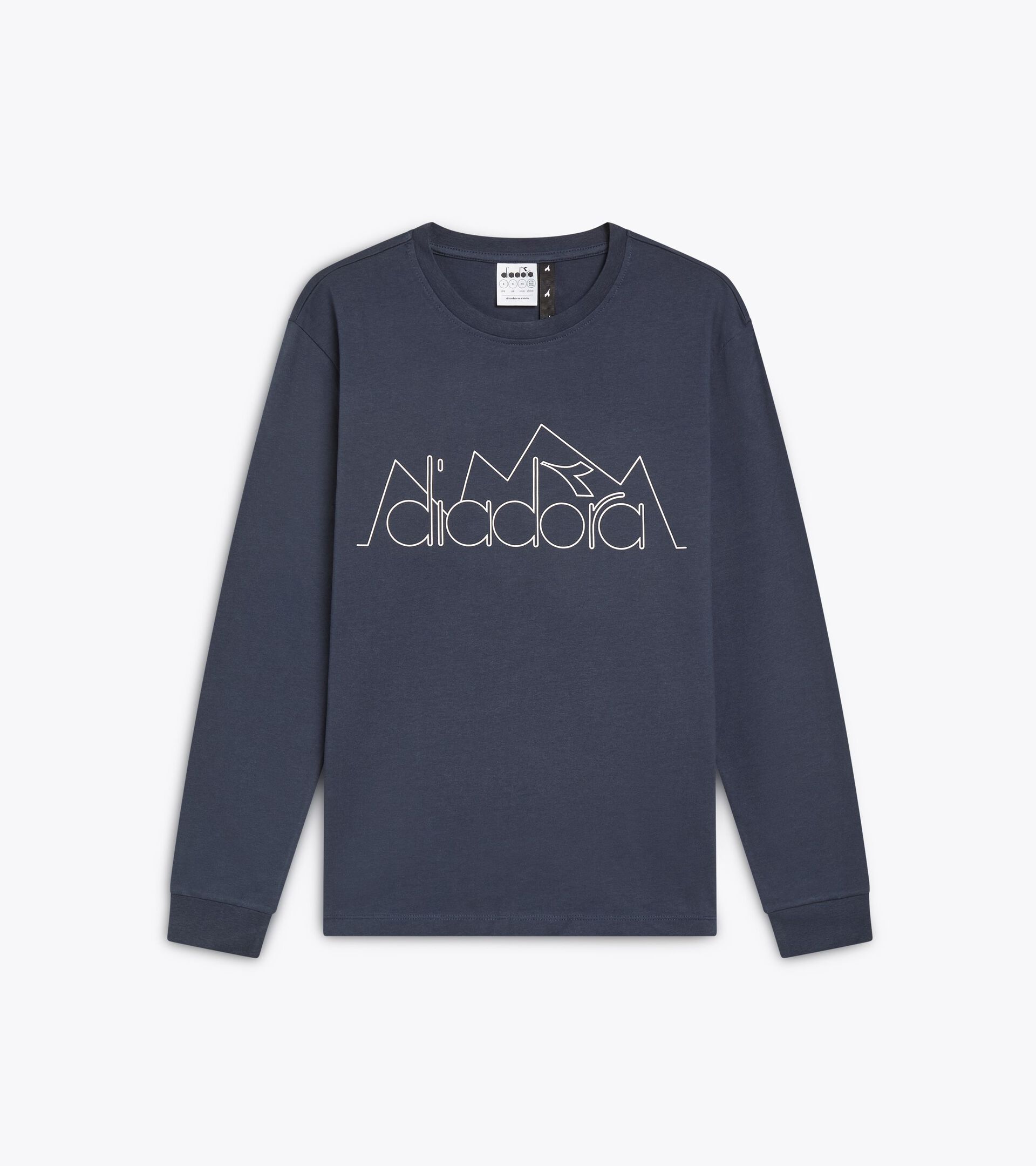 Camiseta deportiva de manga larga - Para todos los géneros
 T-SHIRT LS ROUTE AZUL NOCHE - Diadora