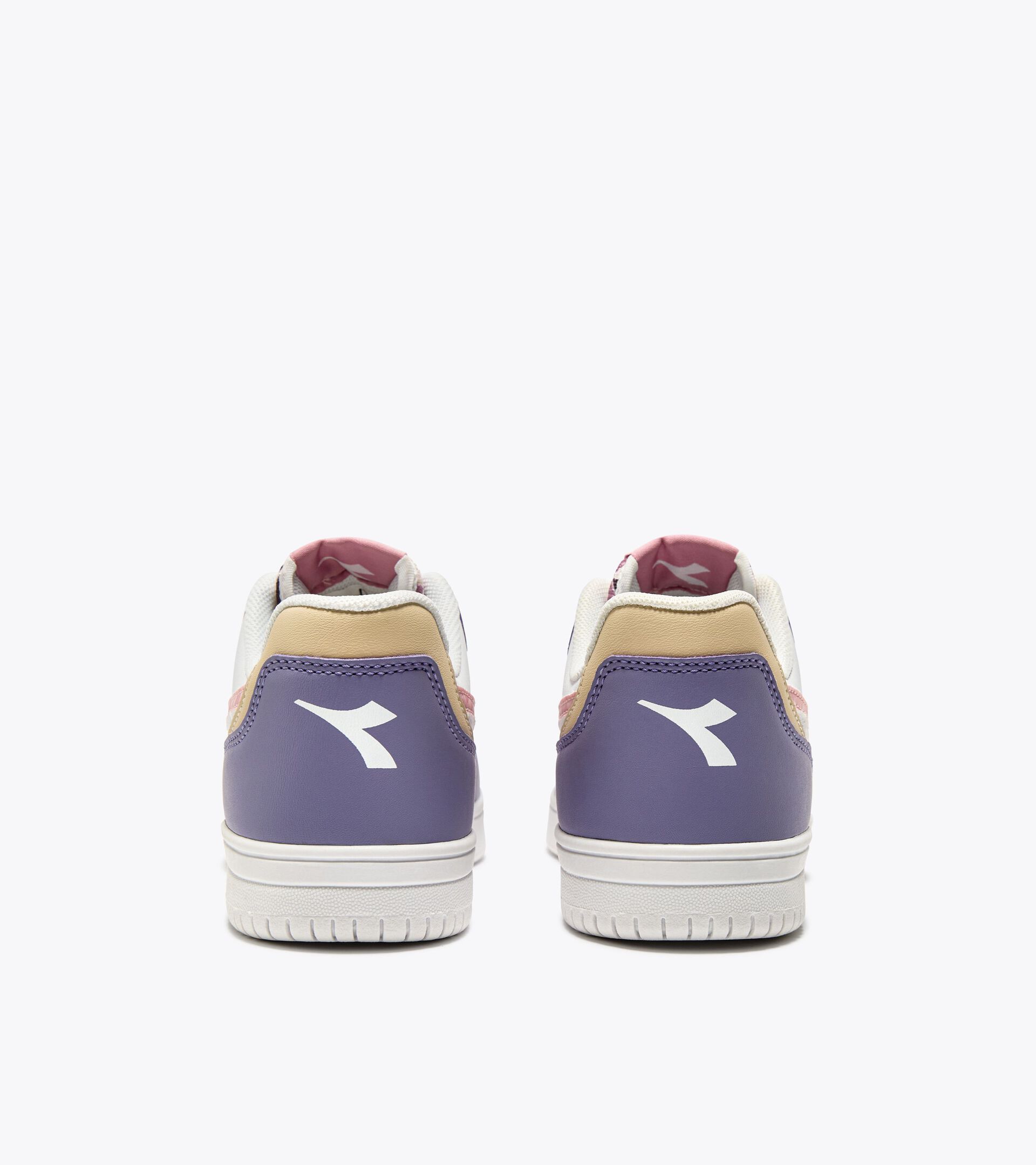 Sports shoe -  8 to 16 years old - Girls
 RAPTOR LOW SPOTTED GS WHITE/DAYBREAK/ROSE ELEGANCE - Diadora