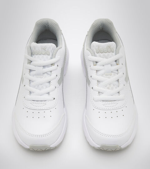 FALCON SL JR, WEISS/ARGENT Chaussures de running - Unisexe Enfant FALCON SL JR WEISS/ARGENT - Diadora