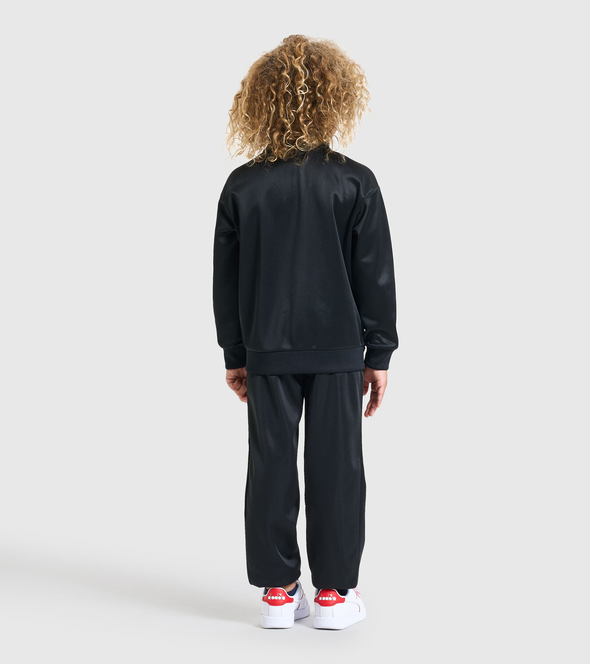 Tracksuit - Kids JB.TRACKSUIT FZ HOOPLA BLACK - Diadora