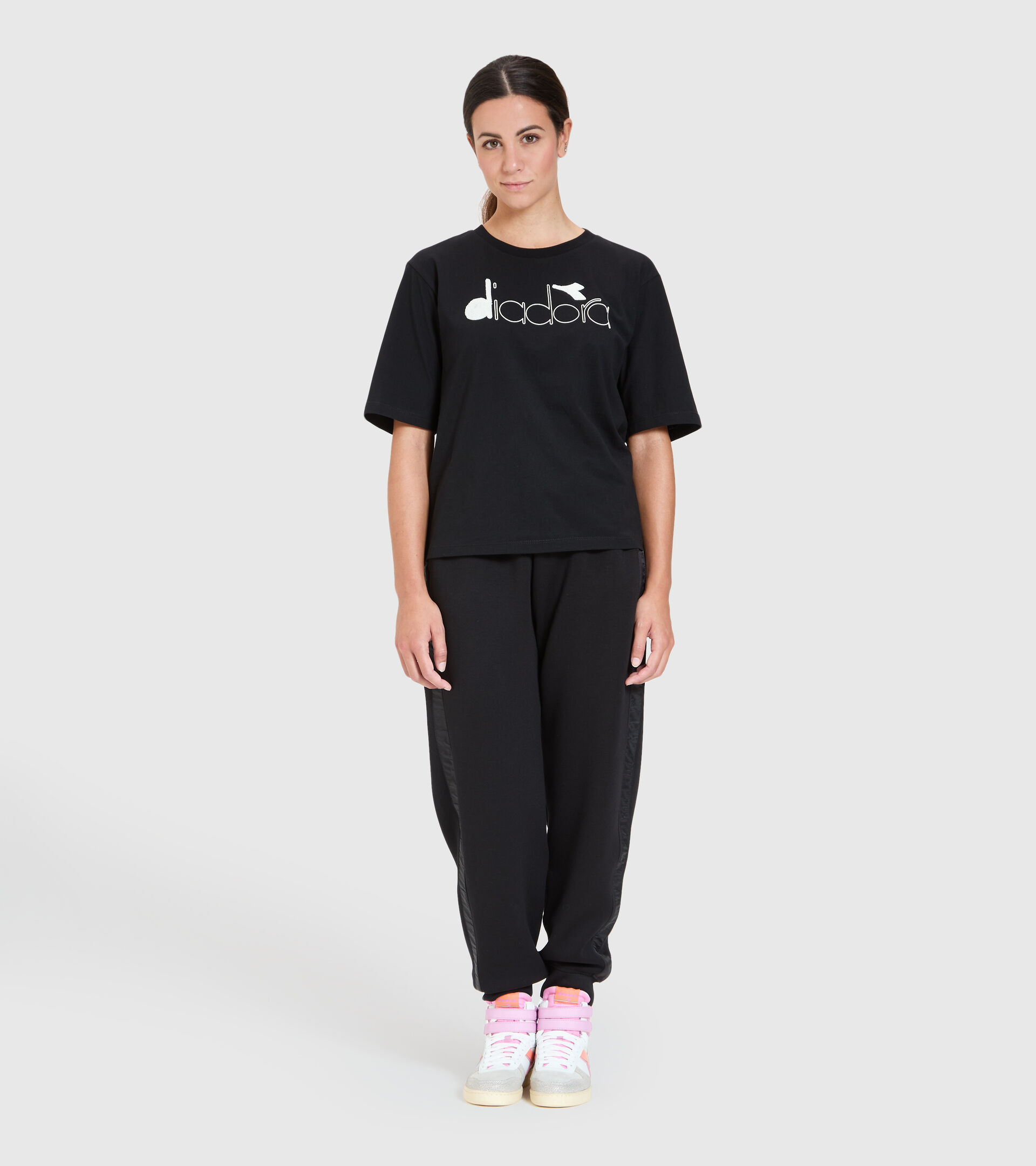 T-shirt - Women L. T-SHIRT SS URBANITY BLACK - Diadora