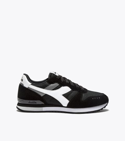 Suede leather sneaker - All-gender CAMARO M2 BLACK - Diadora