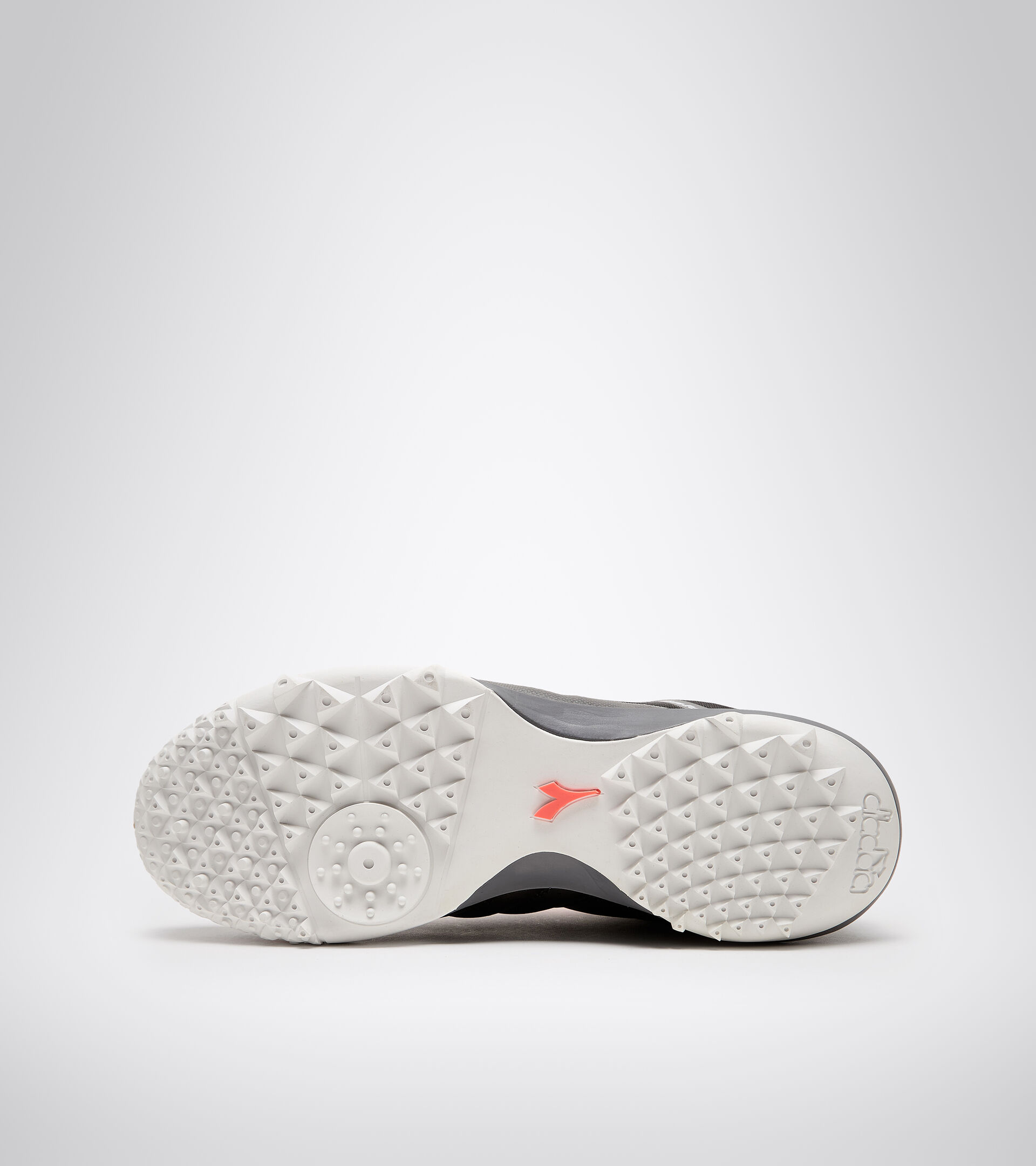 Futsal boot - Specific outsole for synthetic/hard grounds BRASIL SALA TF BLACK/RED FLUO - Diadora