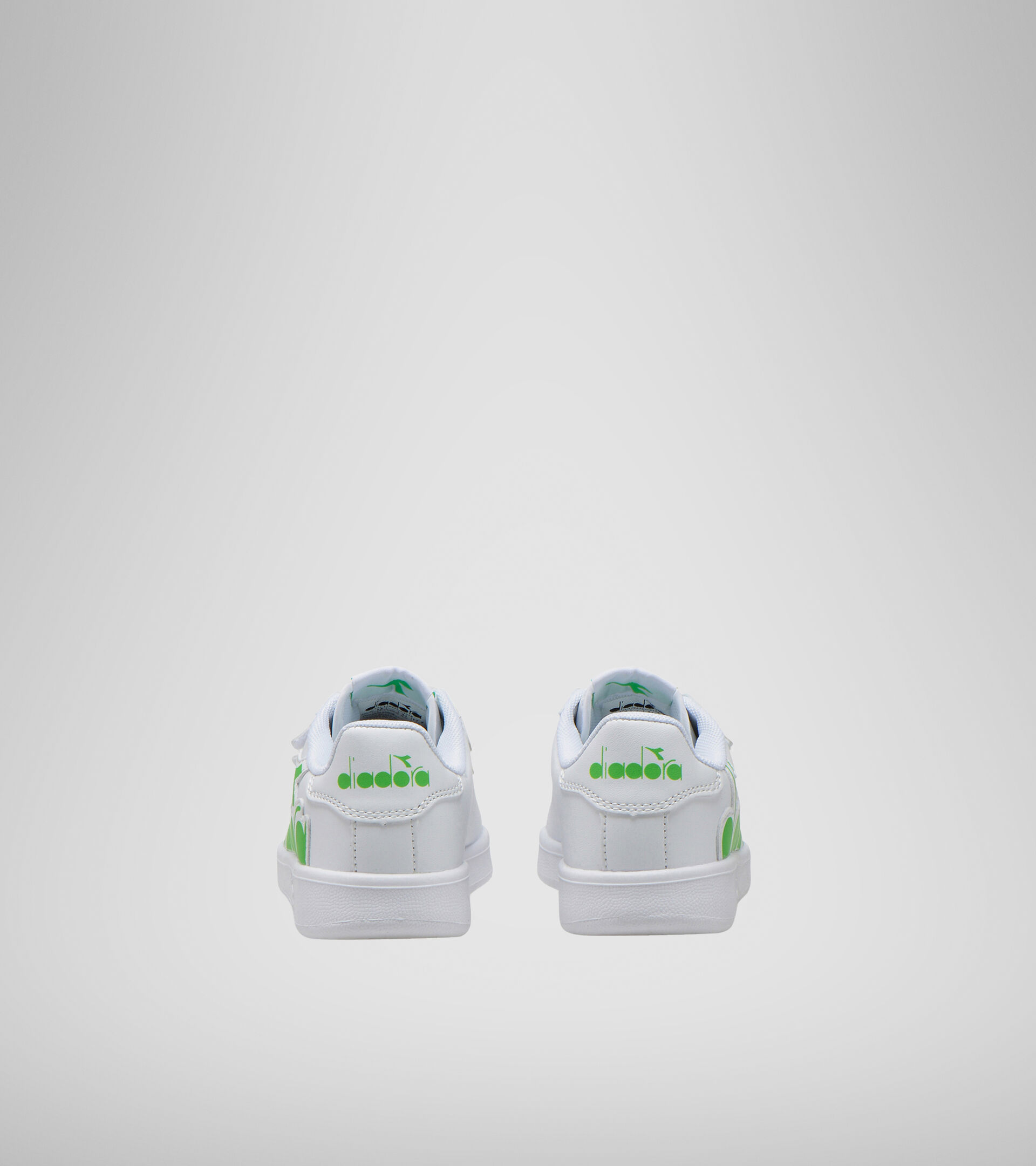 Sports shoe - Unisex kids GAME P BOLDER PS WHITE/GREEN EVIDENCE - Diadora