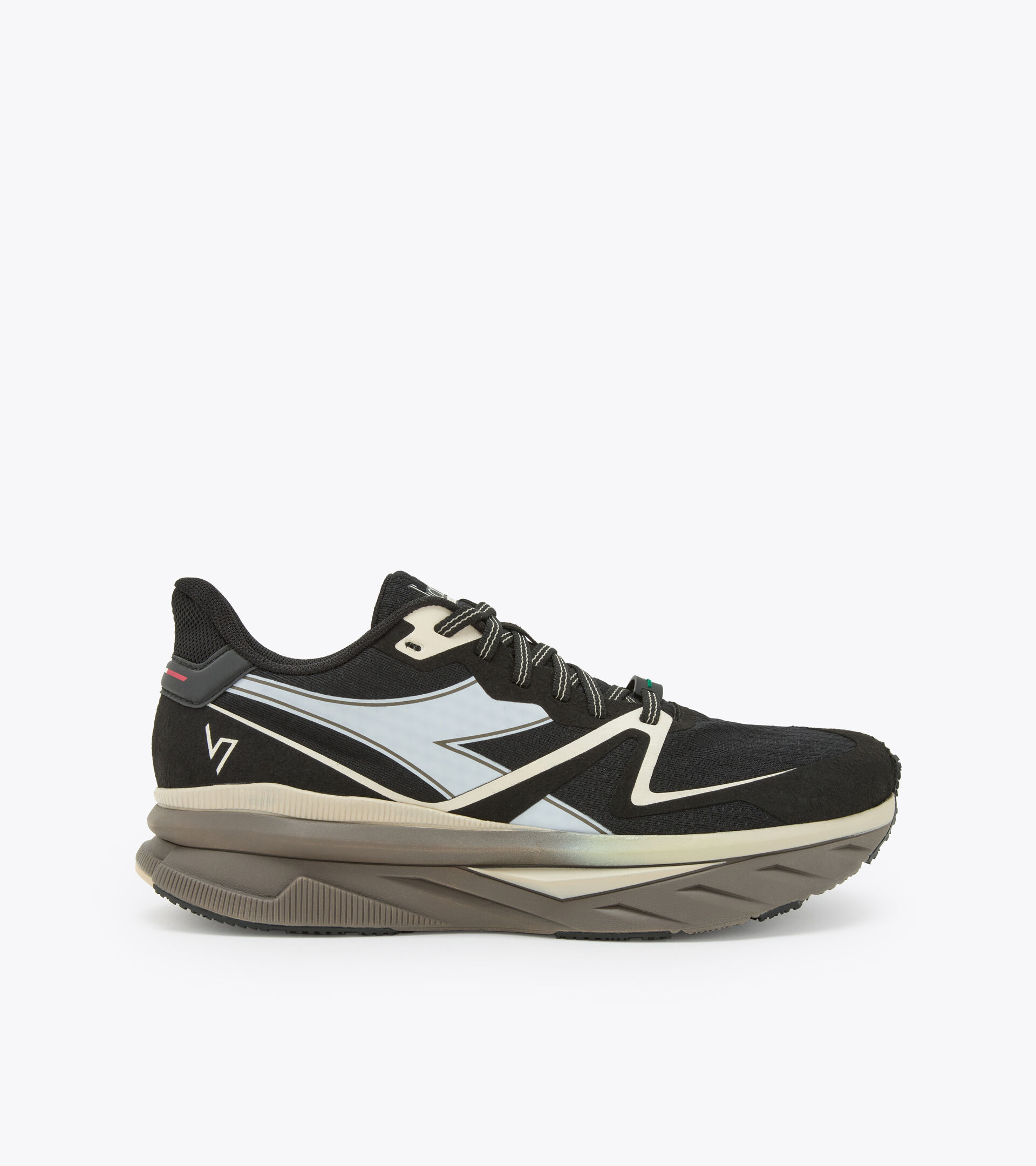 Made in Italy Running shoes - Unisex ATOMO V7000 BLACK/WHITE/SMOKE GRAY - Diadora