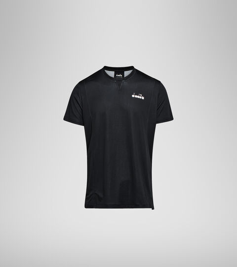 Camiseta de tenis - Hombre T-SHIRT EASY TENNIS NEGRO - Diadora