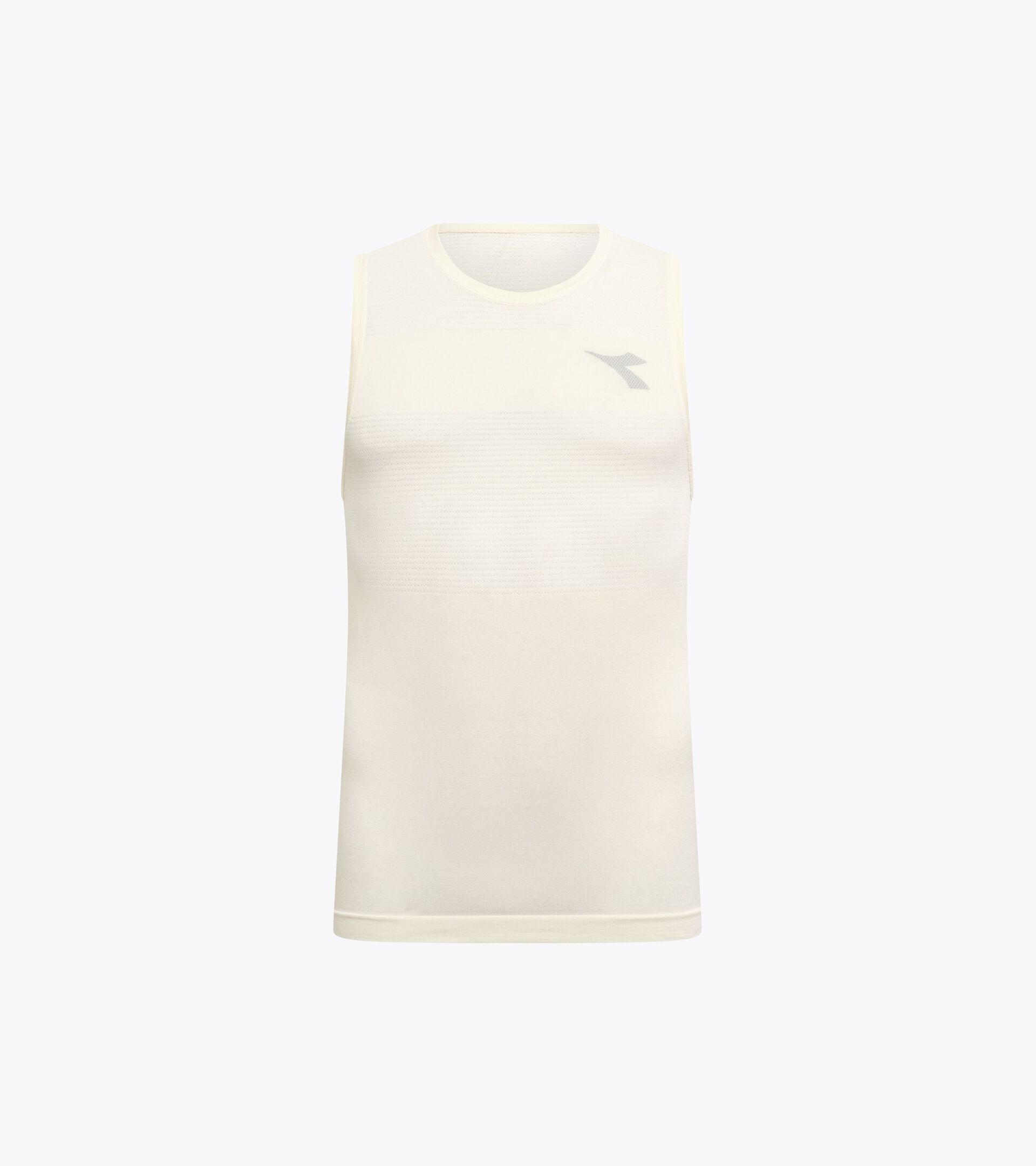 Technical tank top  for temperature control -  Running - Men&rsquo;s TANK STRATOUNO WINTER WHITE - Diadora