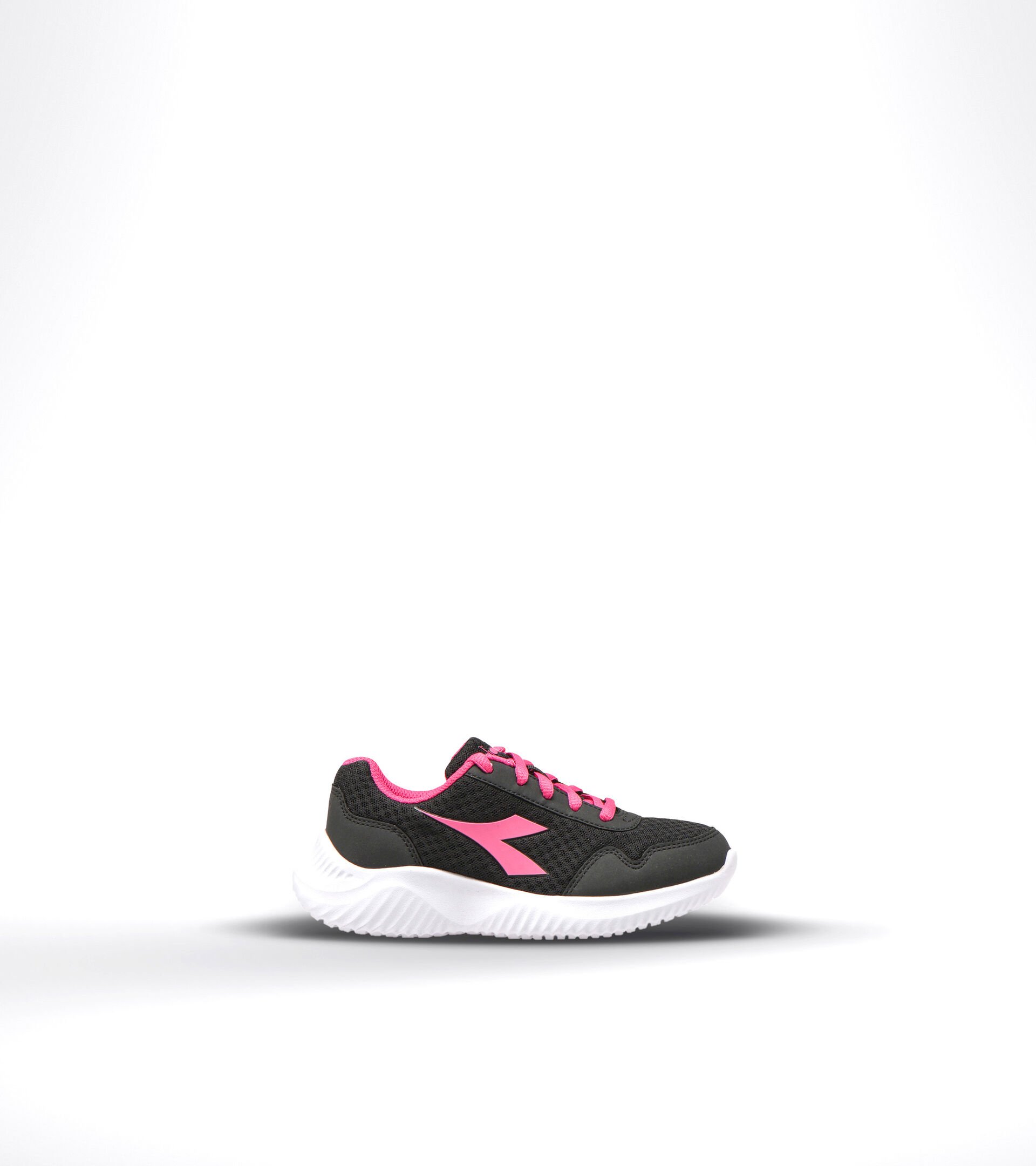 Running shoe - Unisex kids ROBIN 2 JR BLACK/MAGENTA - Diadora