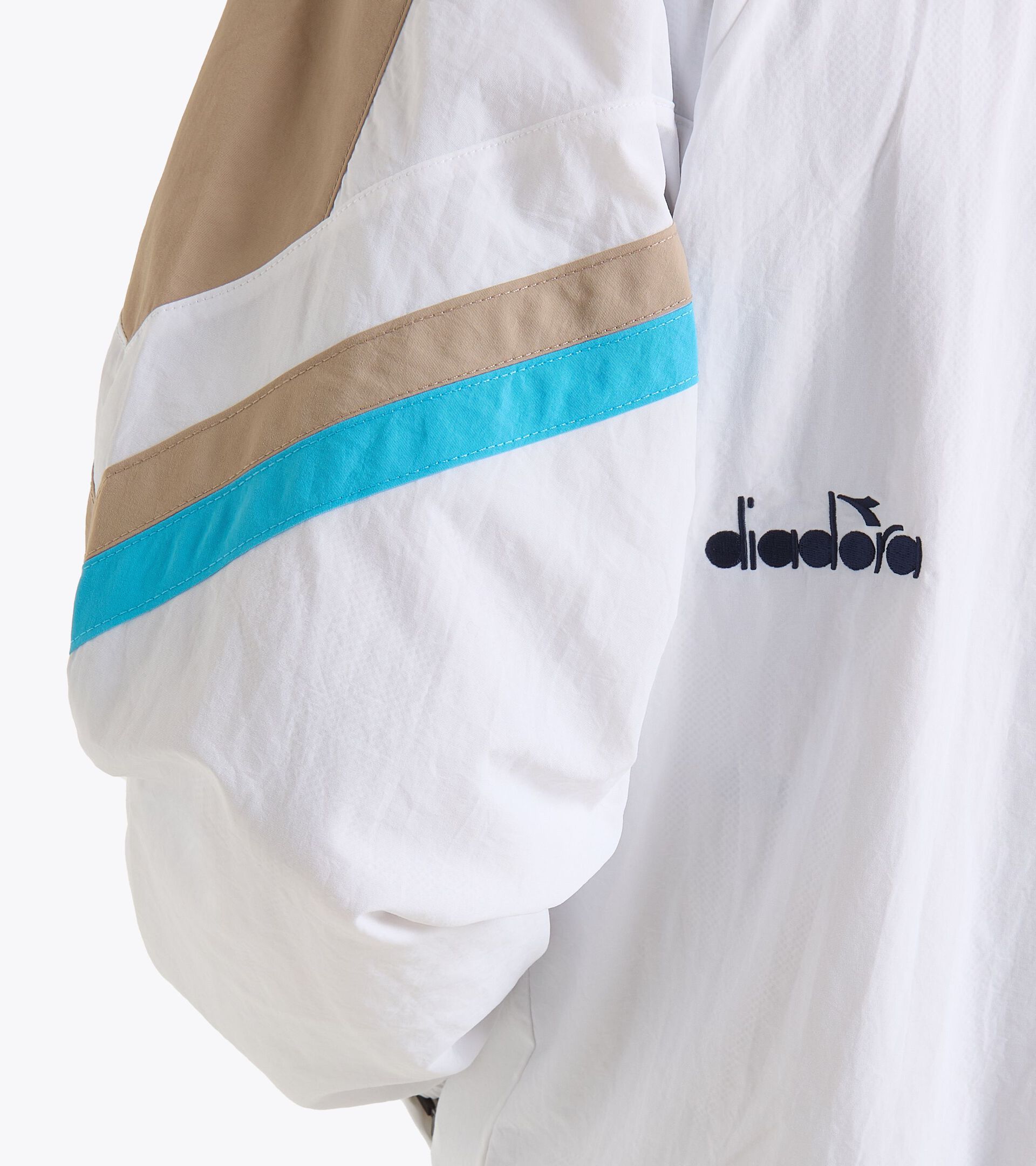 Chaqueta de tenis - Competición - Para todos los géneros U. TRACK JACKET ICON BLANCO VIVO - Diadora