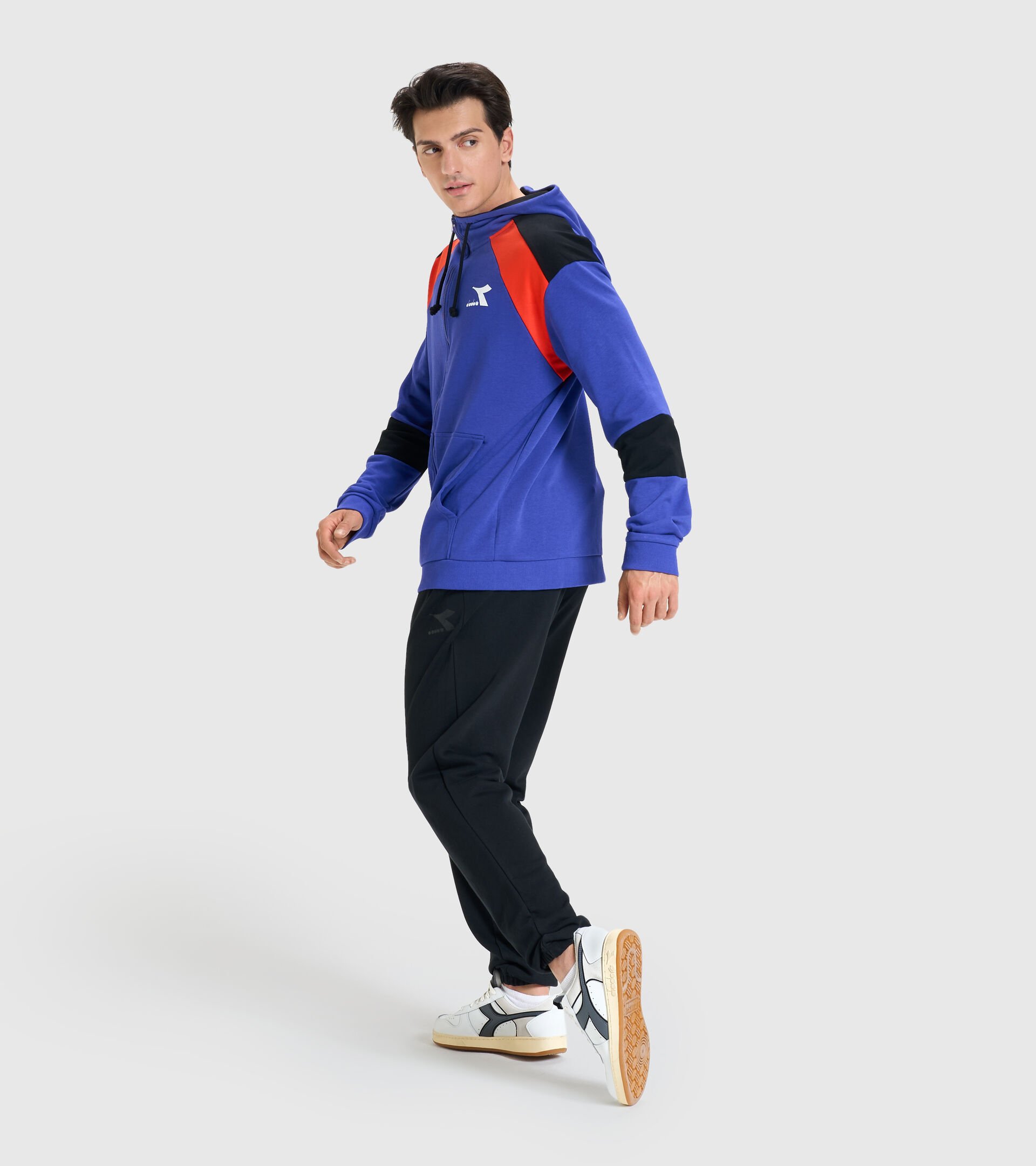 Tracksuit - Men TRACKSUIT HD FZ CORE BLUE REGISTA - Diadora
