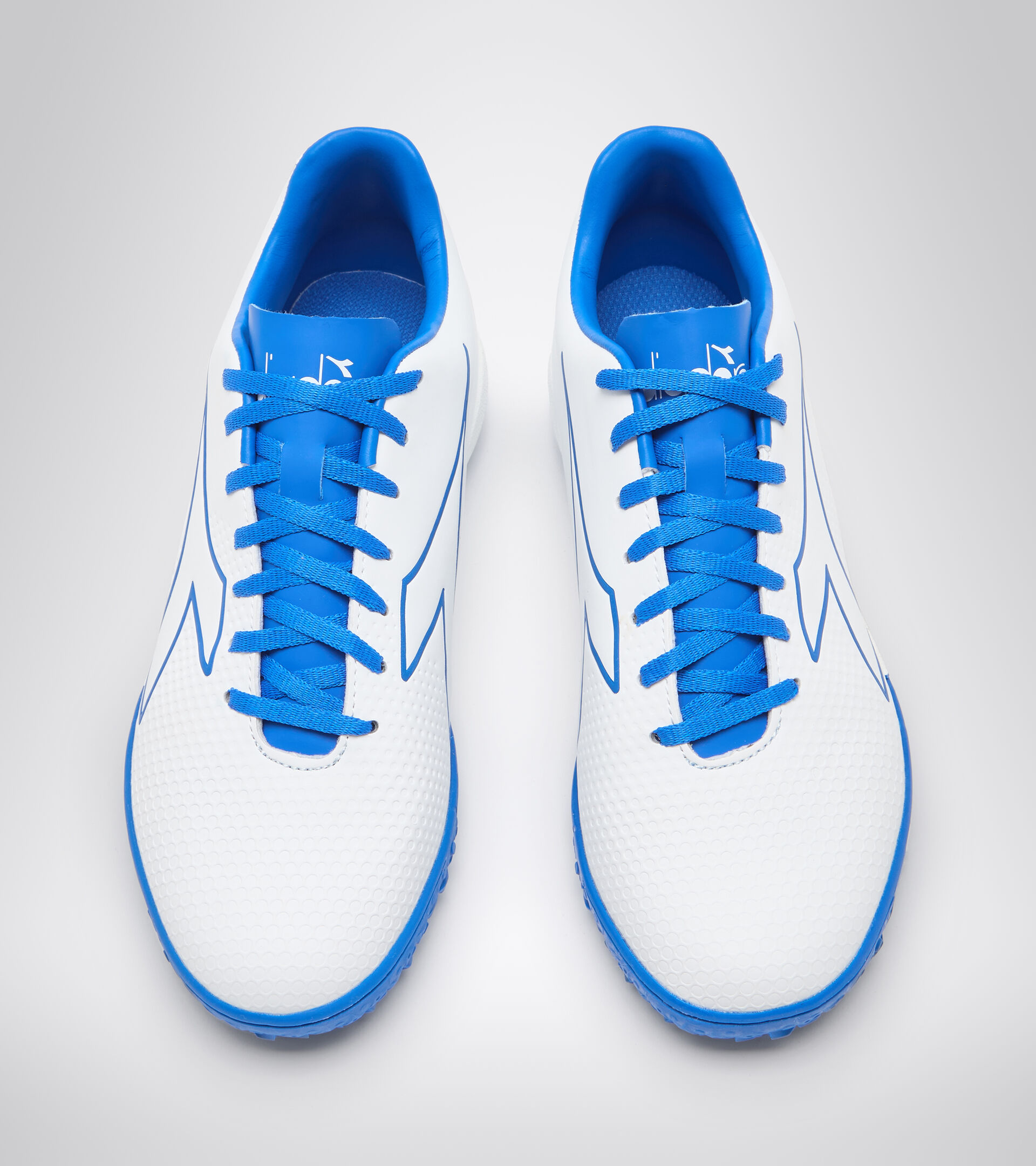 Firm ground football boots PICHICHI 4 TFR WHITE/ROYAL BLUE - Diadora