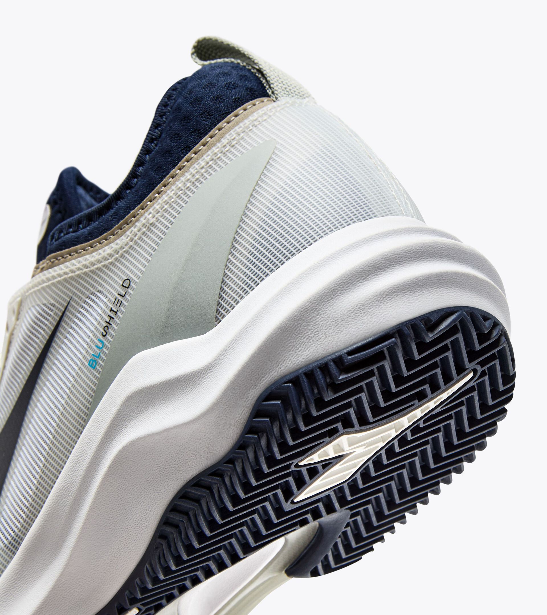 Tennis shoes for clay courts - Men SPEED BLUSHIELD FLY 4 + CLAY WHITE/BLUE CORSAIR - Diadora