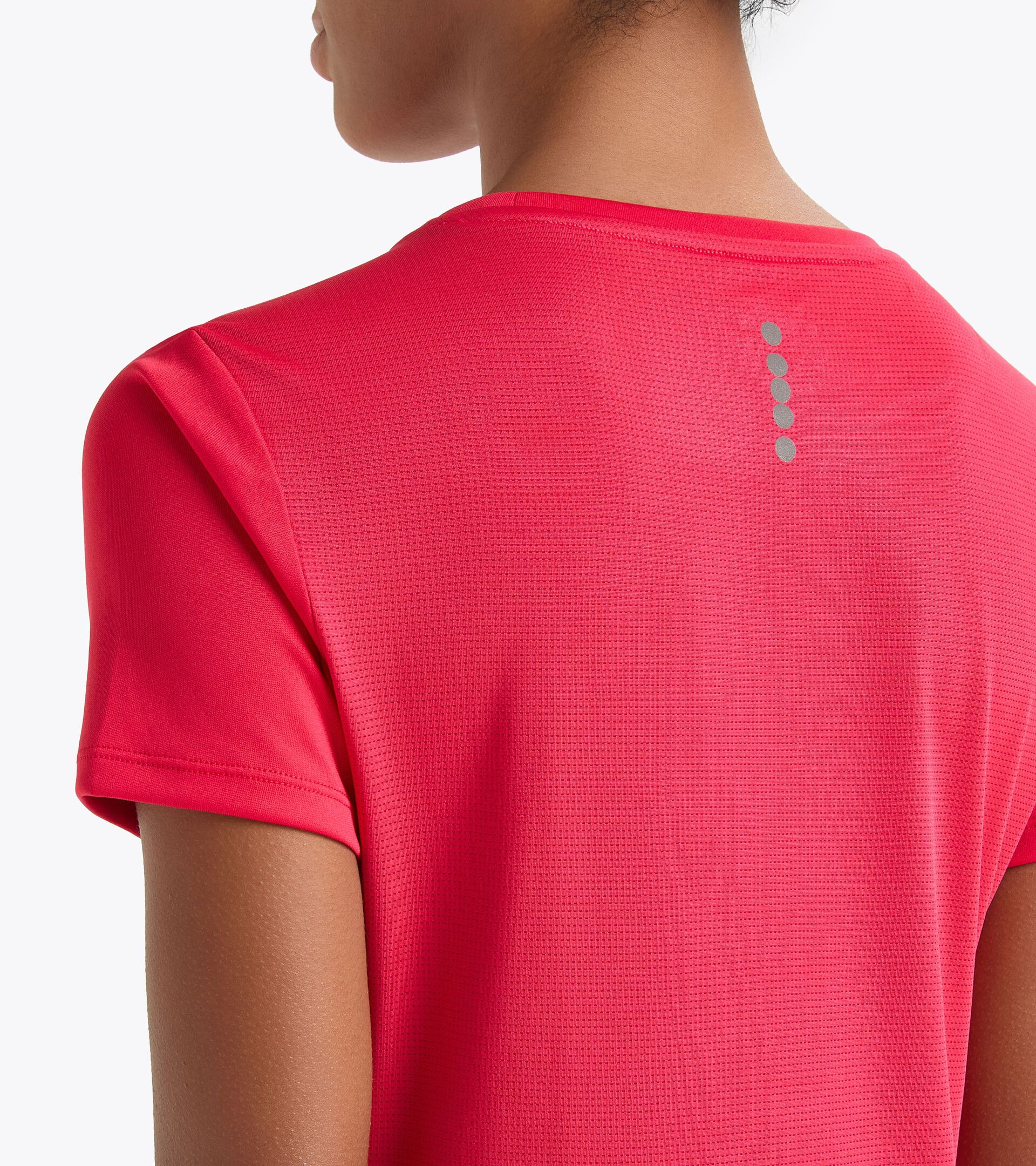 T-shirt de sport - Femme L. SS T-SHIRT RUN ROUGE TOREADOR - Diadora