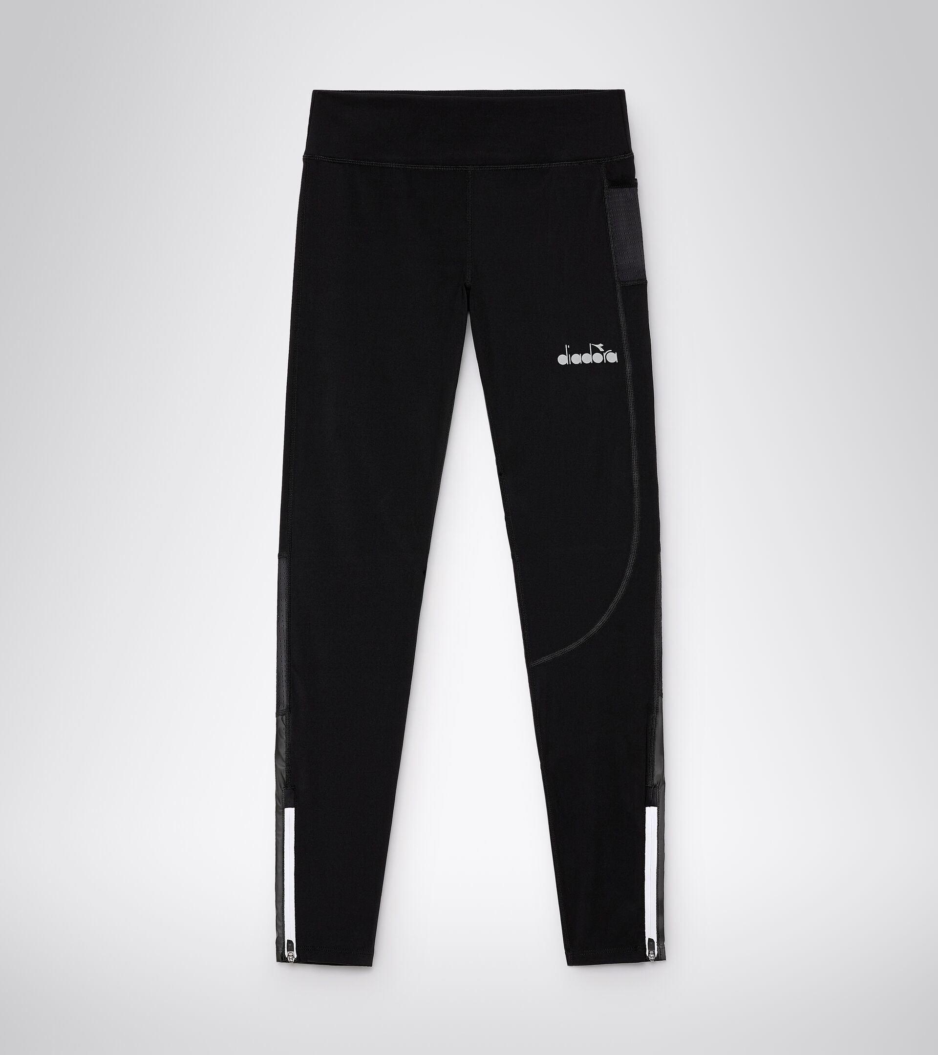 Apparel Sport DONNA L. WINTER RUNNING TIGHTS BLACK Diadora