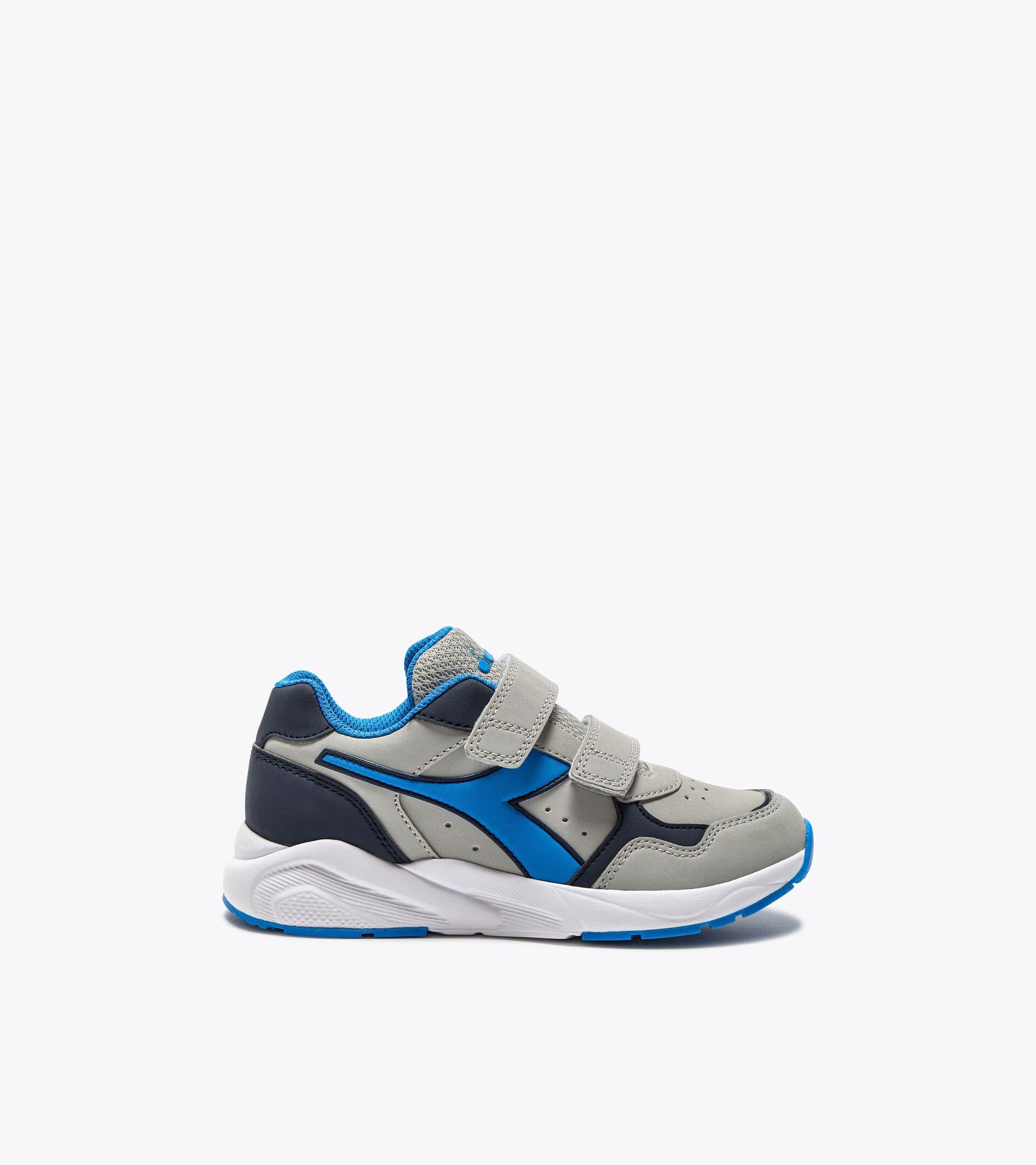 Junior running shoe - All-gender
FALCON 5 SL JR V SILVER DD/PALACE BLUE - Diadora