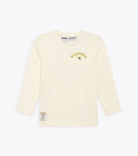 JU. T-SHIRT LS PEANUTS, GARDENIA WHITE Peanuts college-style long sleeve t-shirt - Kids - All-gender
JU. T-SHIRT LS PEANUTS GARDENIA WHITE - Diadora