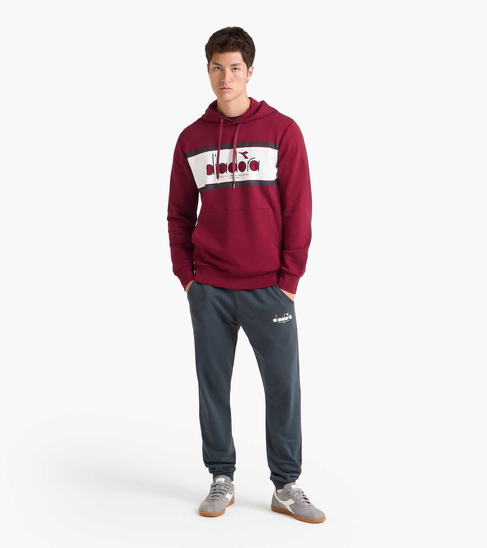 Sudadera con capucha color block - Para todos los géneros HOODIE LOGO PUERTO SECO - Diadora