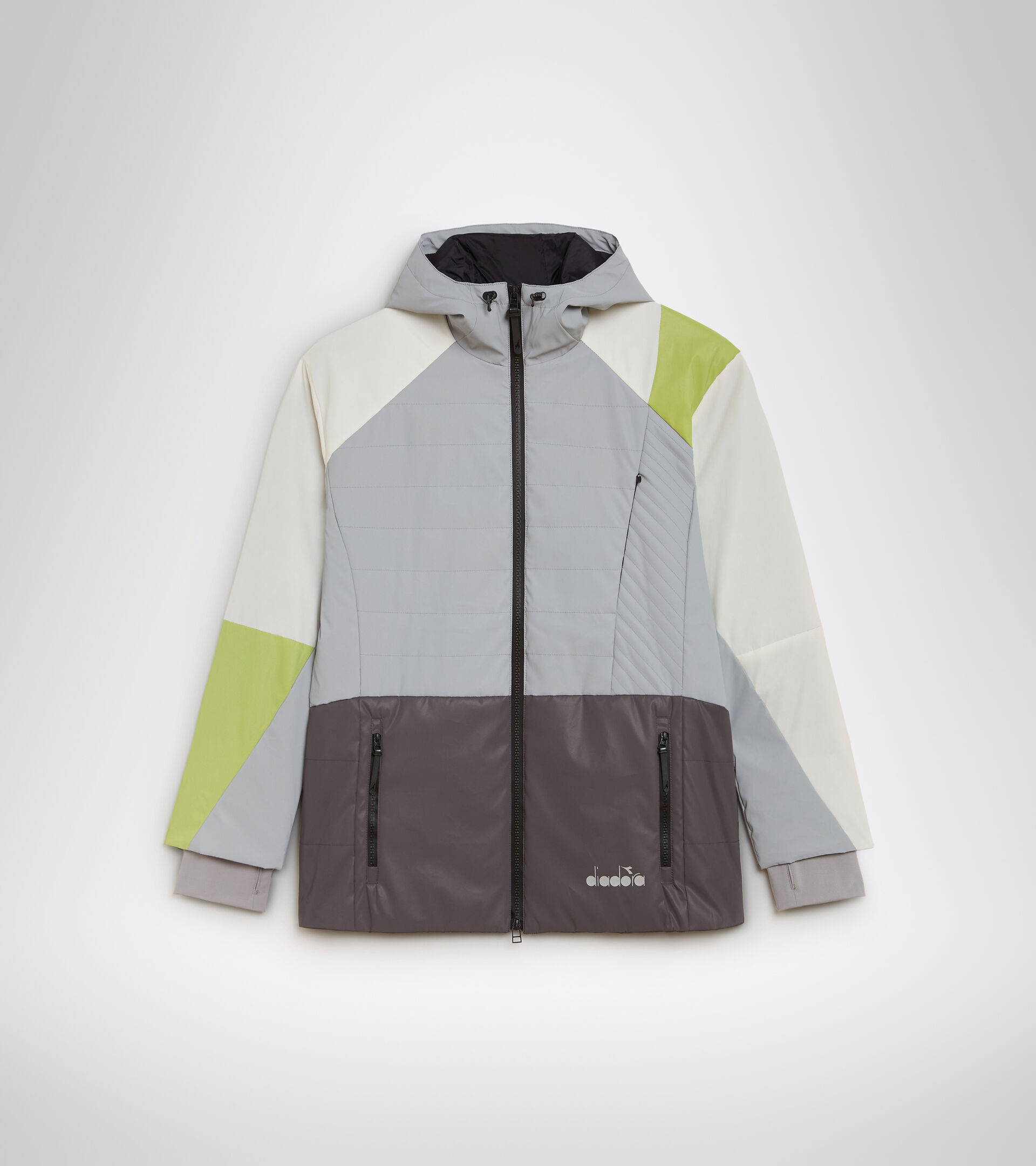 Apparel Sport UOMO BRIGHT JACKET BE ONE GRIS ALEACION Diadora