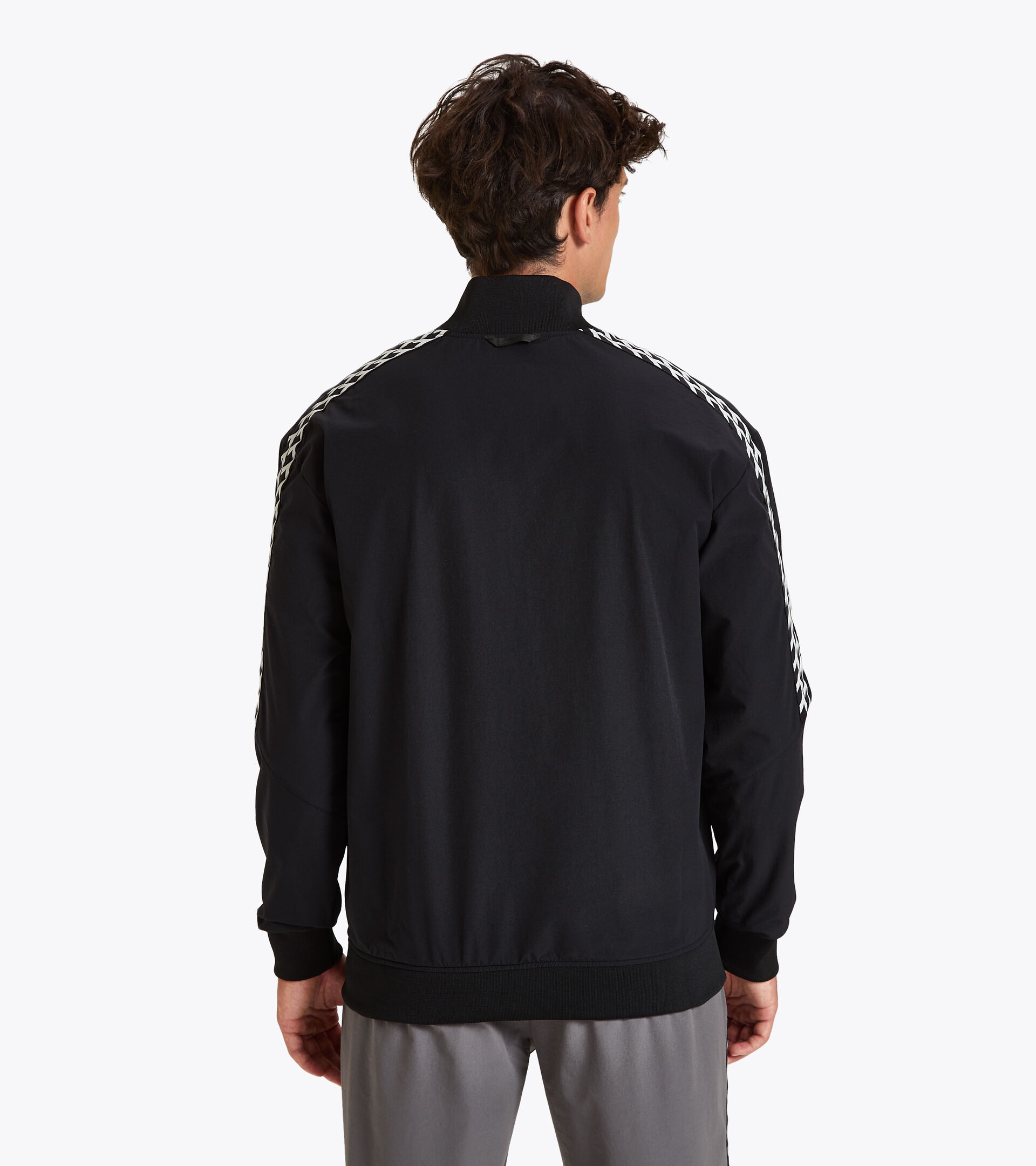 Tennis jacket - Men FZ JACKET CHALLENGE BLACK - Diadora