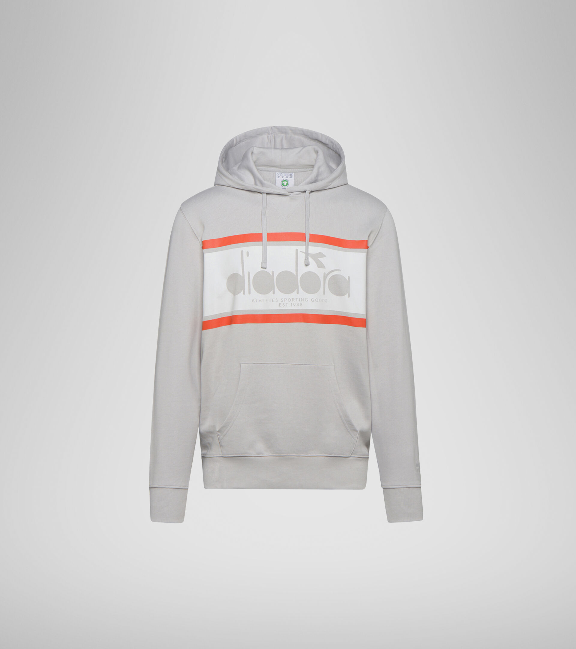 Hooded sweatshirt - Unisex HOODIE SPECTRA OYSTER MUSHROOM - Diadora