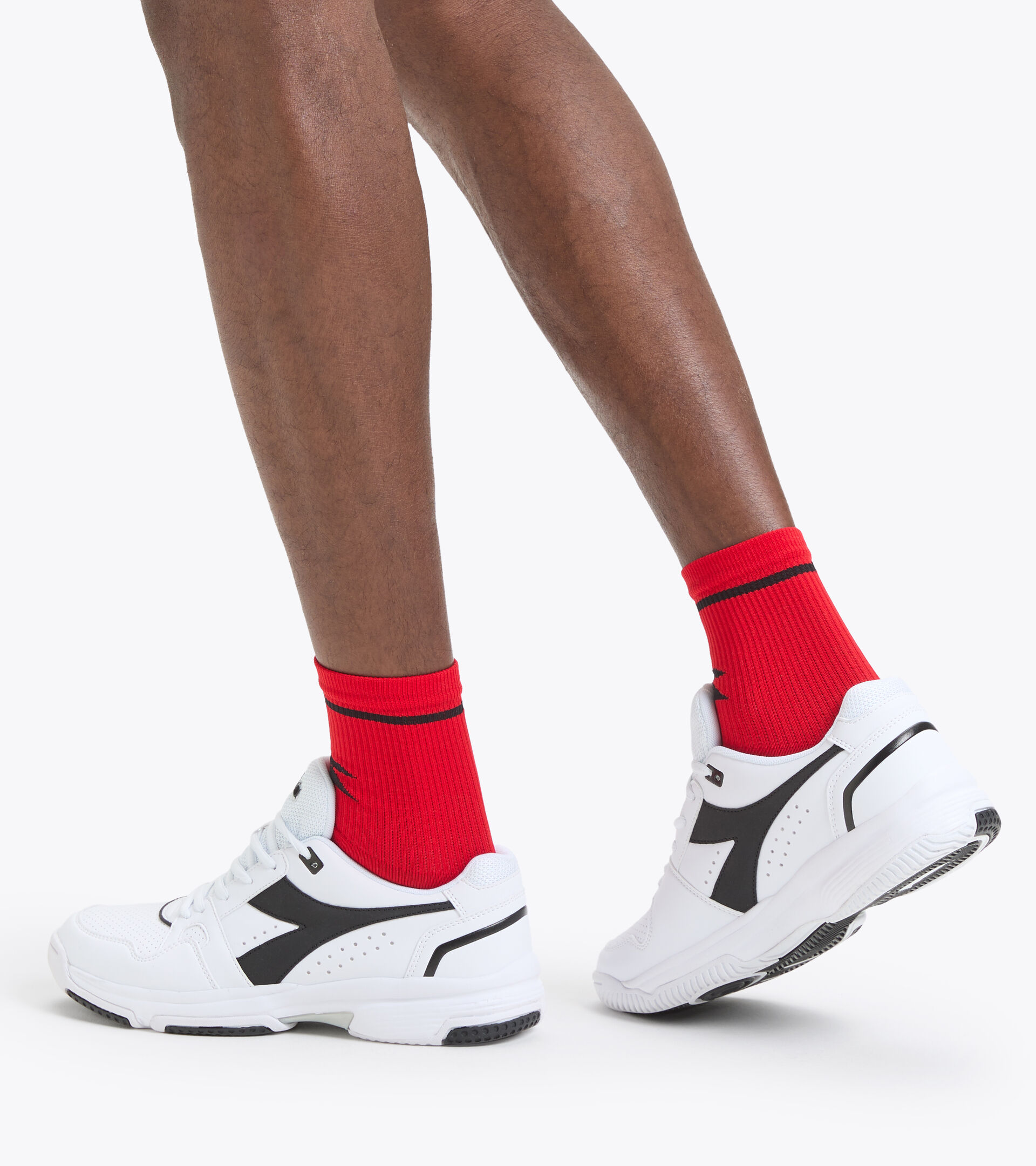 Clay and hard court tennis shoe - Men VOLEE 3 WHITE/BLACK - Diadora