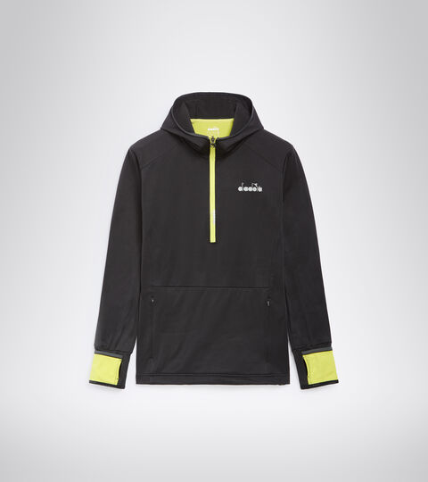 HD WARM UP WINTER SWEAT, NERO Felpa da running invernale - Uomo HD WARM UP WINTER SWEAT NERO - Diadora
