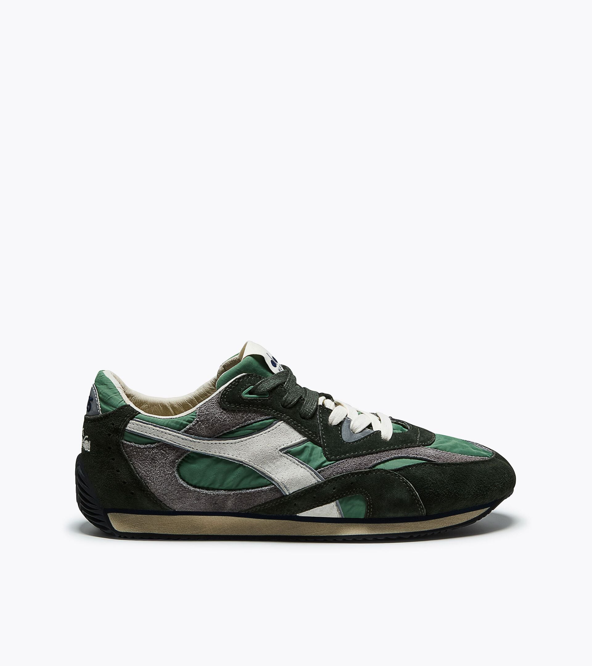 Heritage Sneaker - Low-Profile - All-gender EQUIPE REVENGE NYLON USED GREEN OIL (70228) - Diadora