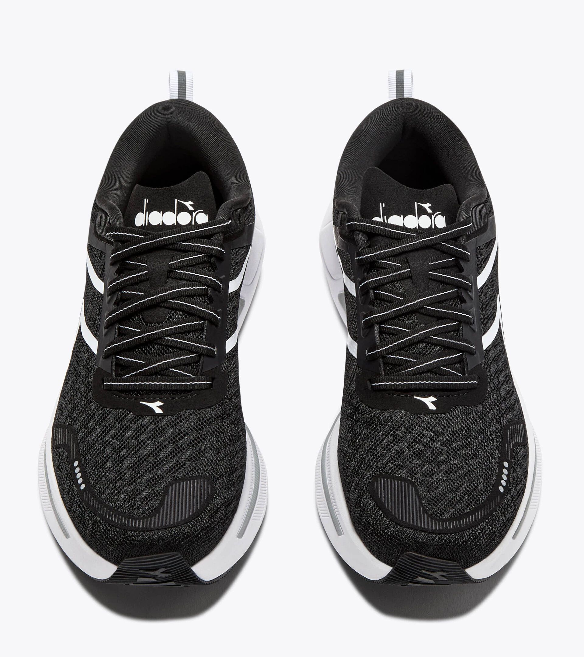 Neutral running shoe - Comfort and stability - Women's CELLULA  2 W BLACK /WHITE - Diadora