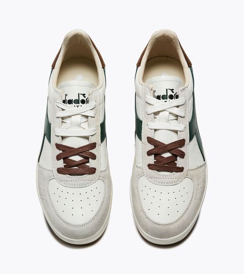 Heritage Leather Sneaker - All-gender B.ELITE SPORTY WHITE/PINENEEDLE - Diadora