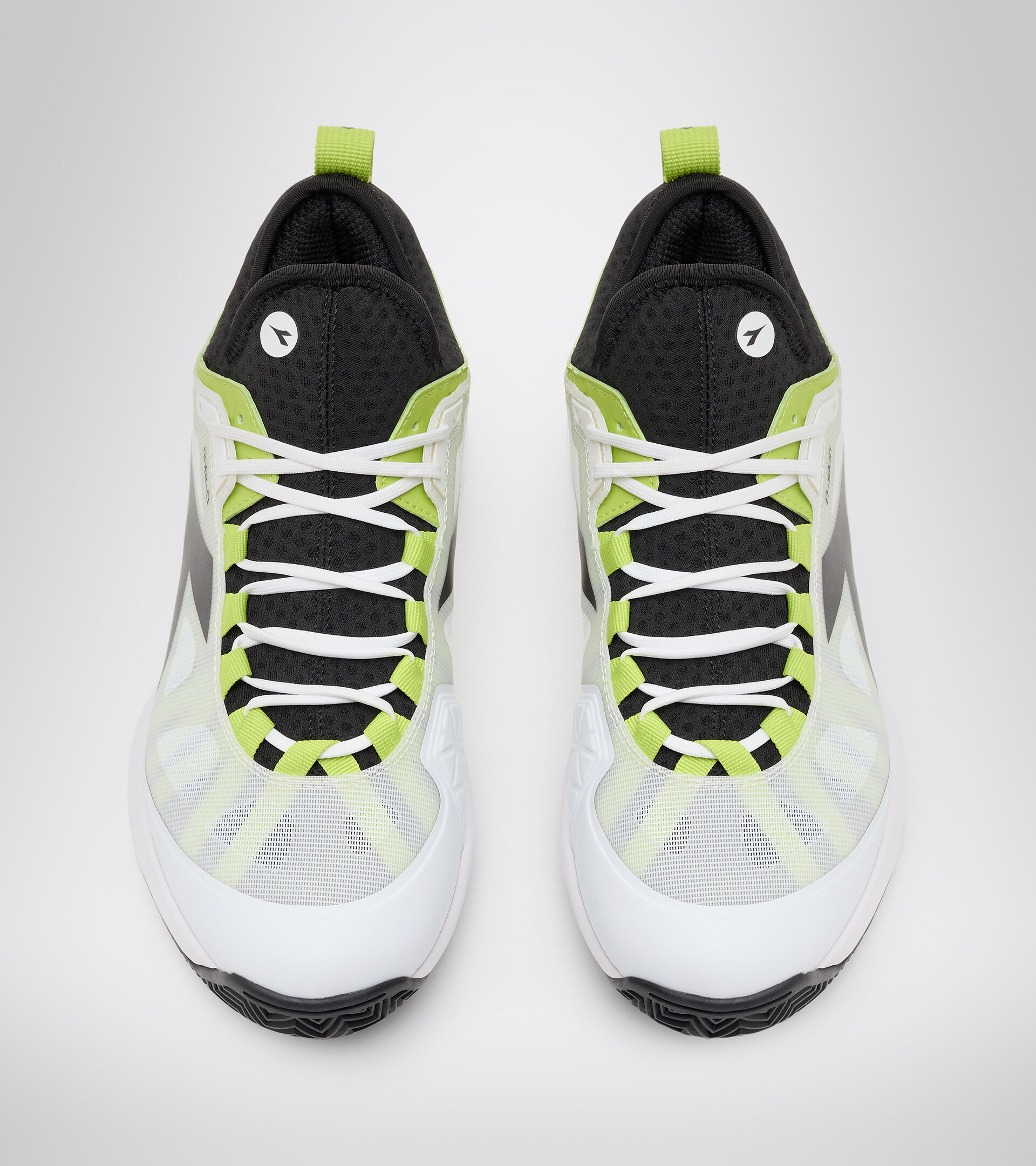 Clay court tennis shoe - Men SPEED BLUSHIELD FLY 3 + CLAY WHITE/BLACK/LIME GREEN - Diadora