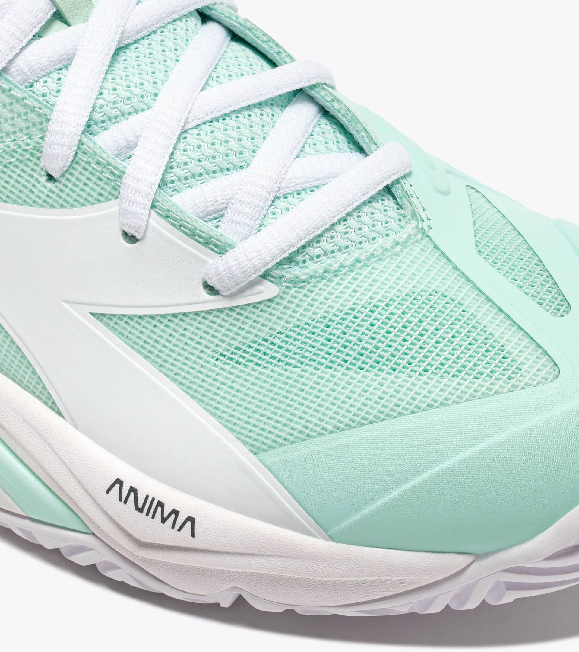 Zapatilla de tenis para superficies duras o de tierra batida - Estabilidad y control - Mujer B.ICON 3 W AG VERDE BAIA/BIANCO - Diadora