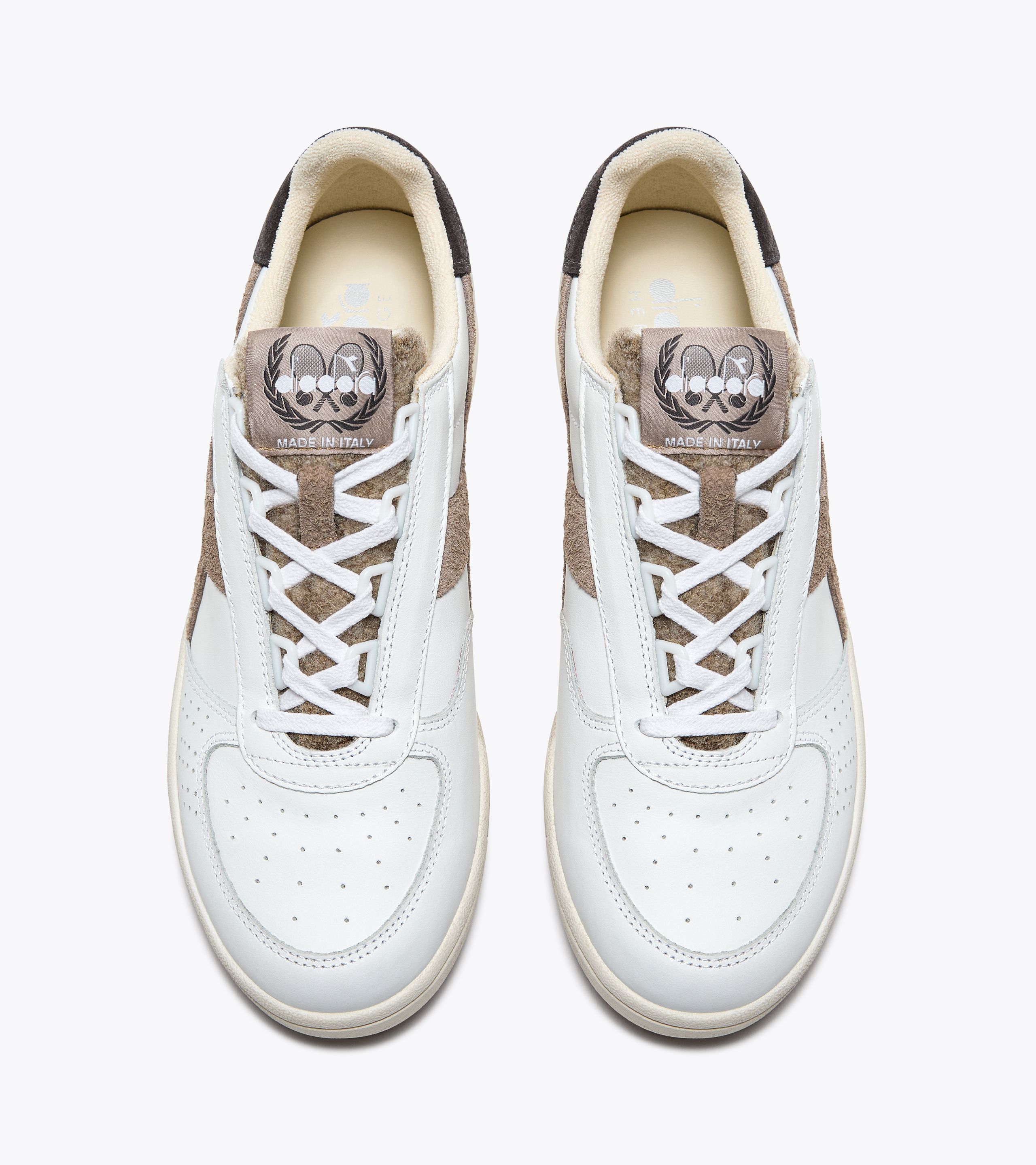 Diadora b elite bianche e nere shop