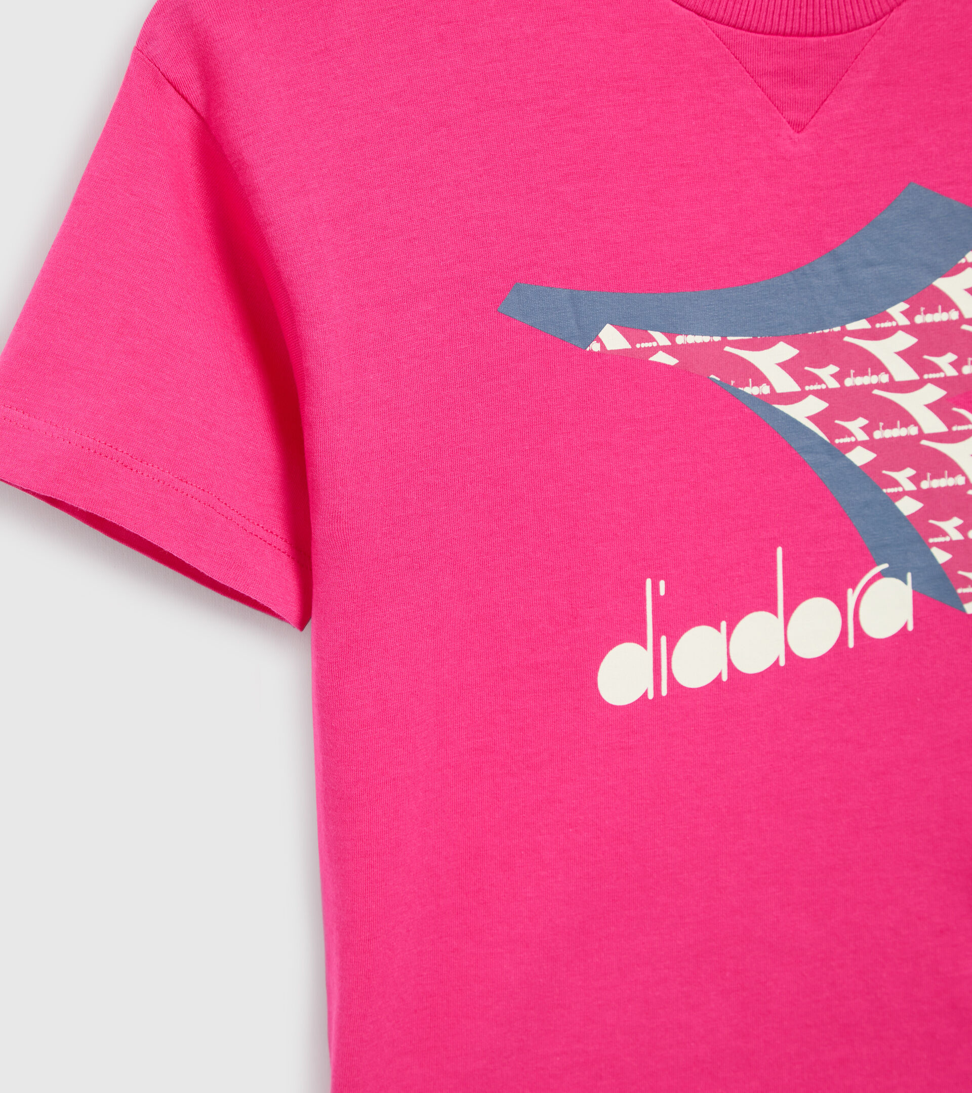 T-shirt - Kids JU.SS T-SHIRT CUBIC MAGENTA - Diadora