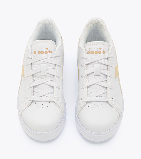 GAME STEP PS, WEISS/RAUCHGRAU Sportschuh - Kinder 4-8 Jahren GAME STEP PS WEISS/RAUCHGRAU - Diadora