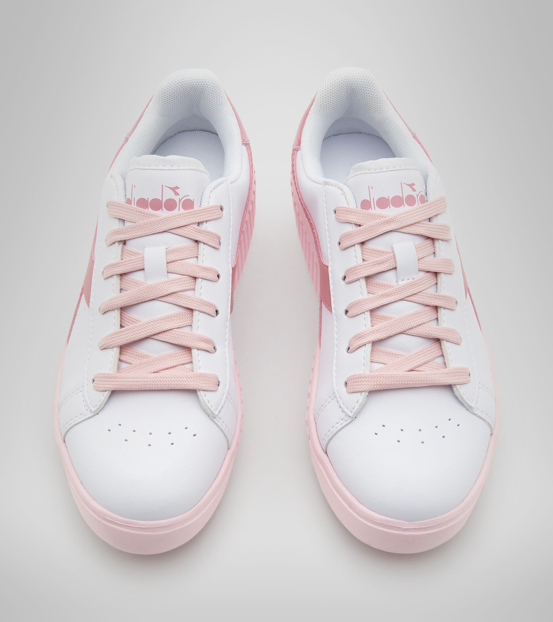 Sports shoes - Youth 8-16 years GAME STEP GS WHITE/SWEET PINK - Diadora
