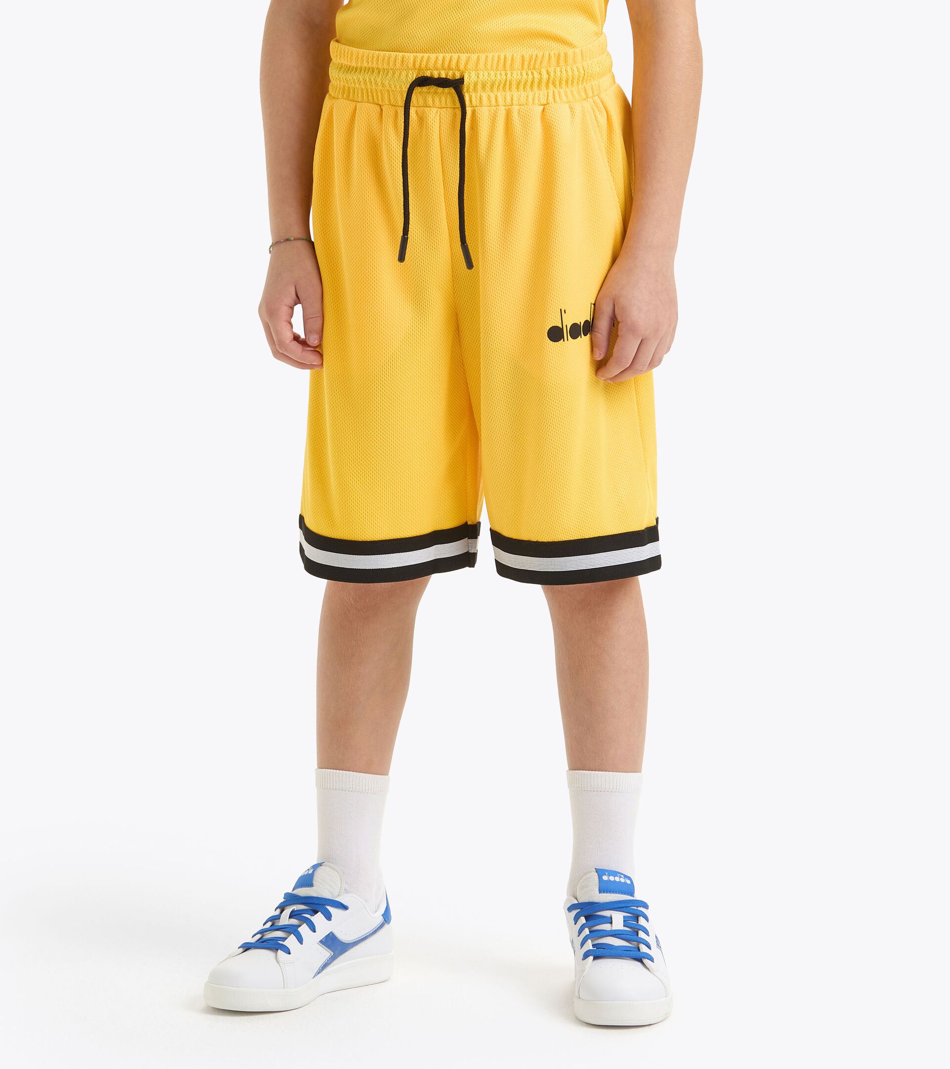 Bermudashorts - Jungen
 JB.  BERMUDA BASKETBALL OCKER GELB - Diadora