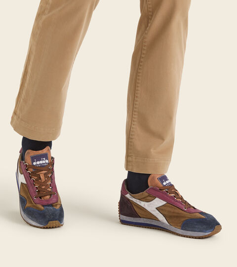 EQUIPE H DIRTY STONE WASH EVO, MARRON NOISETTE Chaussures Heritage - Unisexe EQUIPE H DIRTY STONE WASH EVO MARRON NOISETTE - Diadora