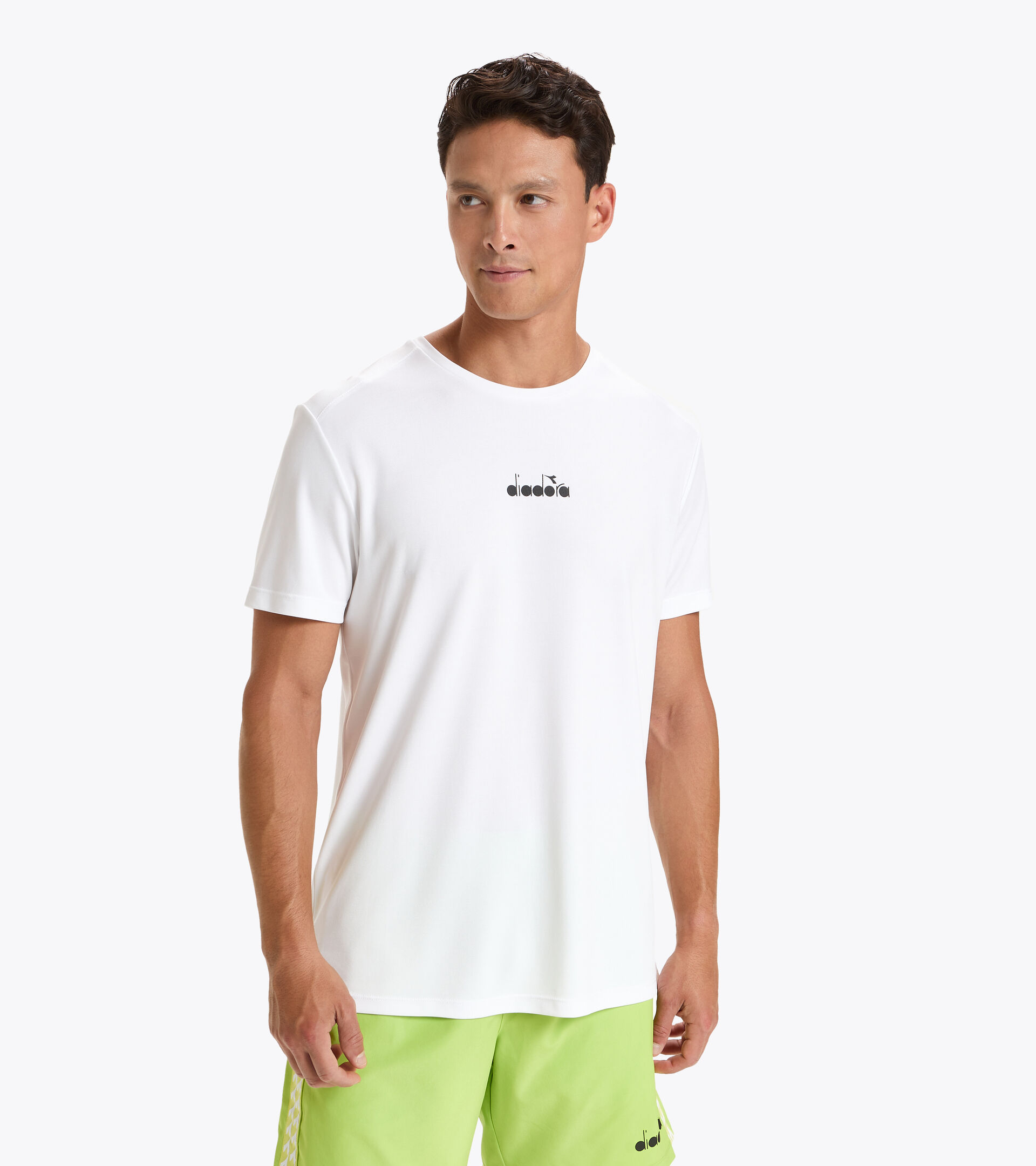 Apparel Sport UOMO SS T-SHIRT EASY TENNIS BIANCO OTTICO Diadora
