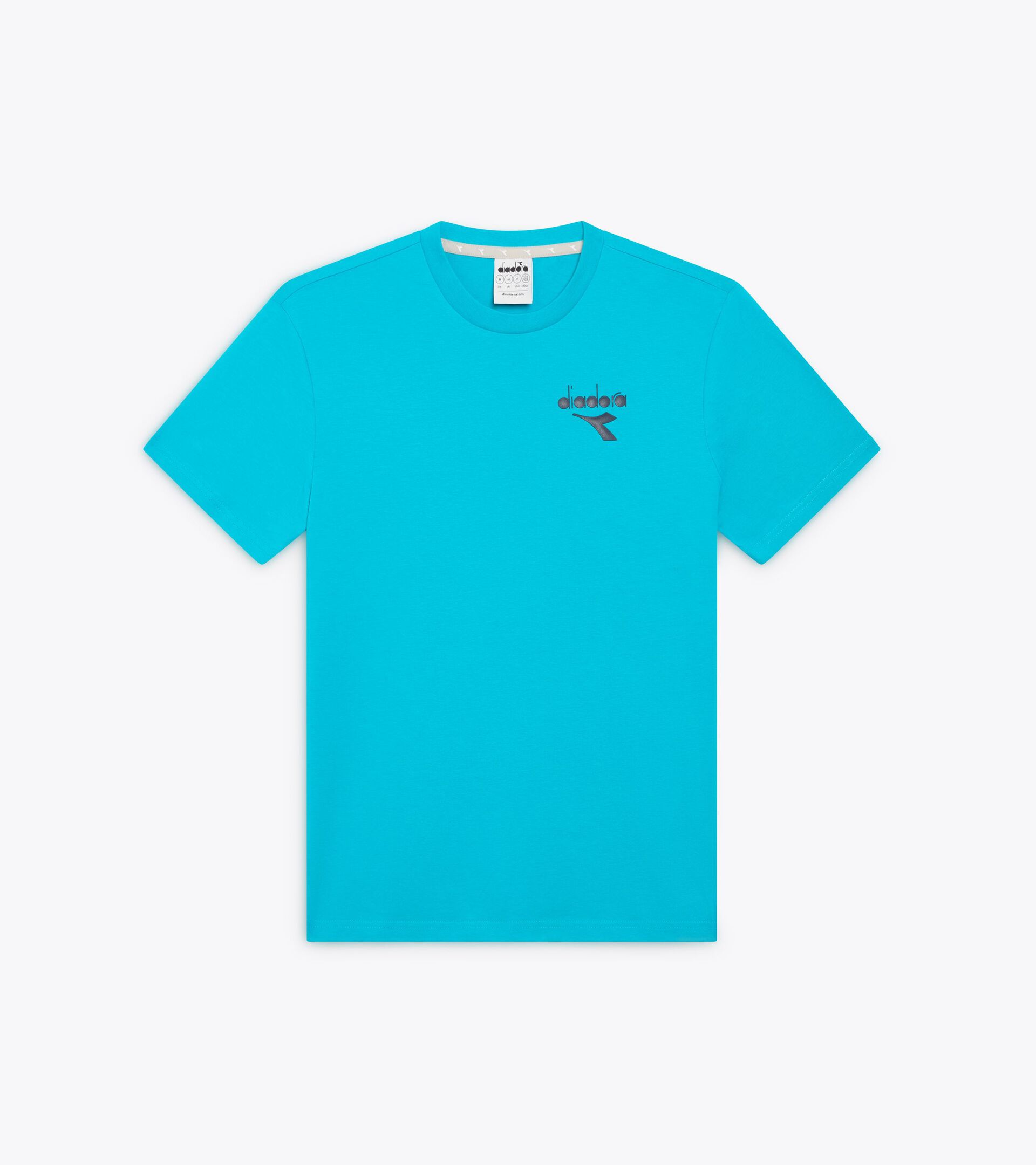 Cotton t-shirt - Men’s T-SHIRT SS ESS. SPORTS SL BALTIC SKY-BLUE - Diadora