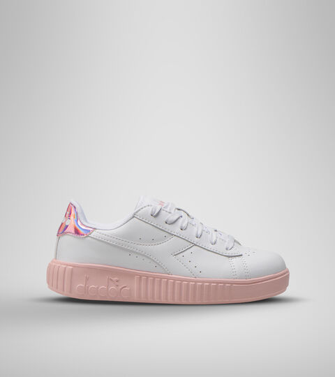 Sports shoes - Youth 8-16 years GAME STEP GS WHITE/PINK PEACHSKIN - Diadora