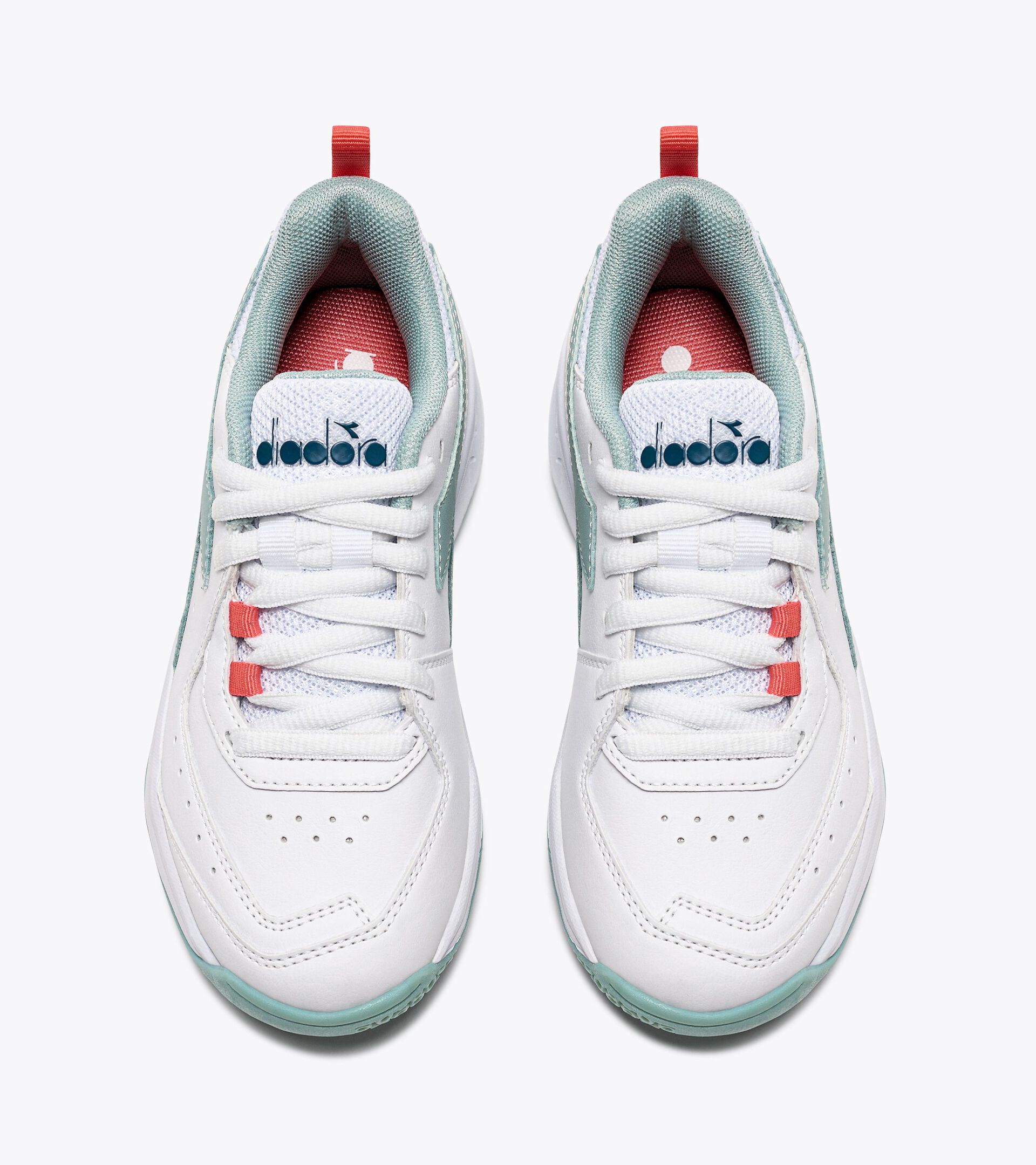 Tennis shoes - Youth S. CHALLENGE 5 SL JR WHITE/SURF SPRAY/LEGION BLUE - Diadora