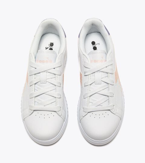 GAME STEP SKIN PS, WHT/DAYBREAK/MANGANO CALCITE Sports shoes - Kids - 4-8 years old GAME STEP SKIN PS WHT/DAYBREAK/MANGANO CALCITE - Diadora