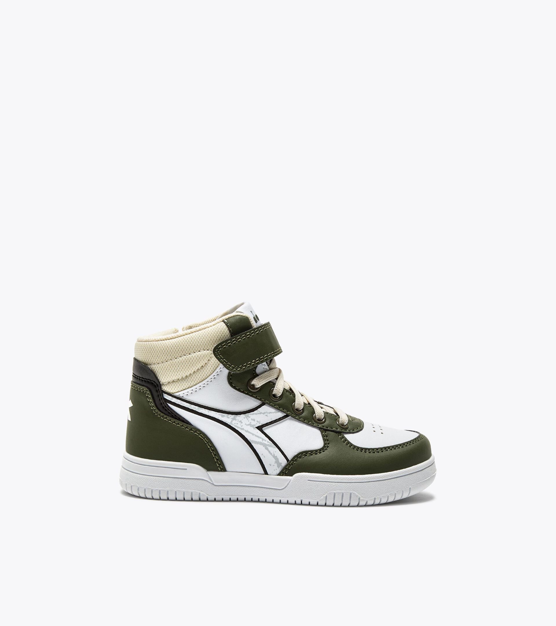 Sports shoes - Kids 4-8 years RAPTOR MID TARTAN PS GREEN RIFLE - Diadora