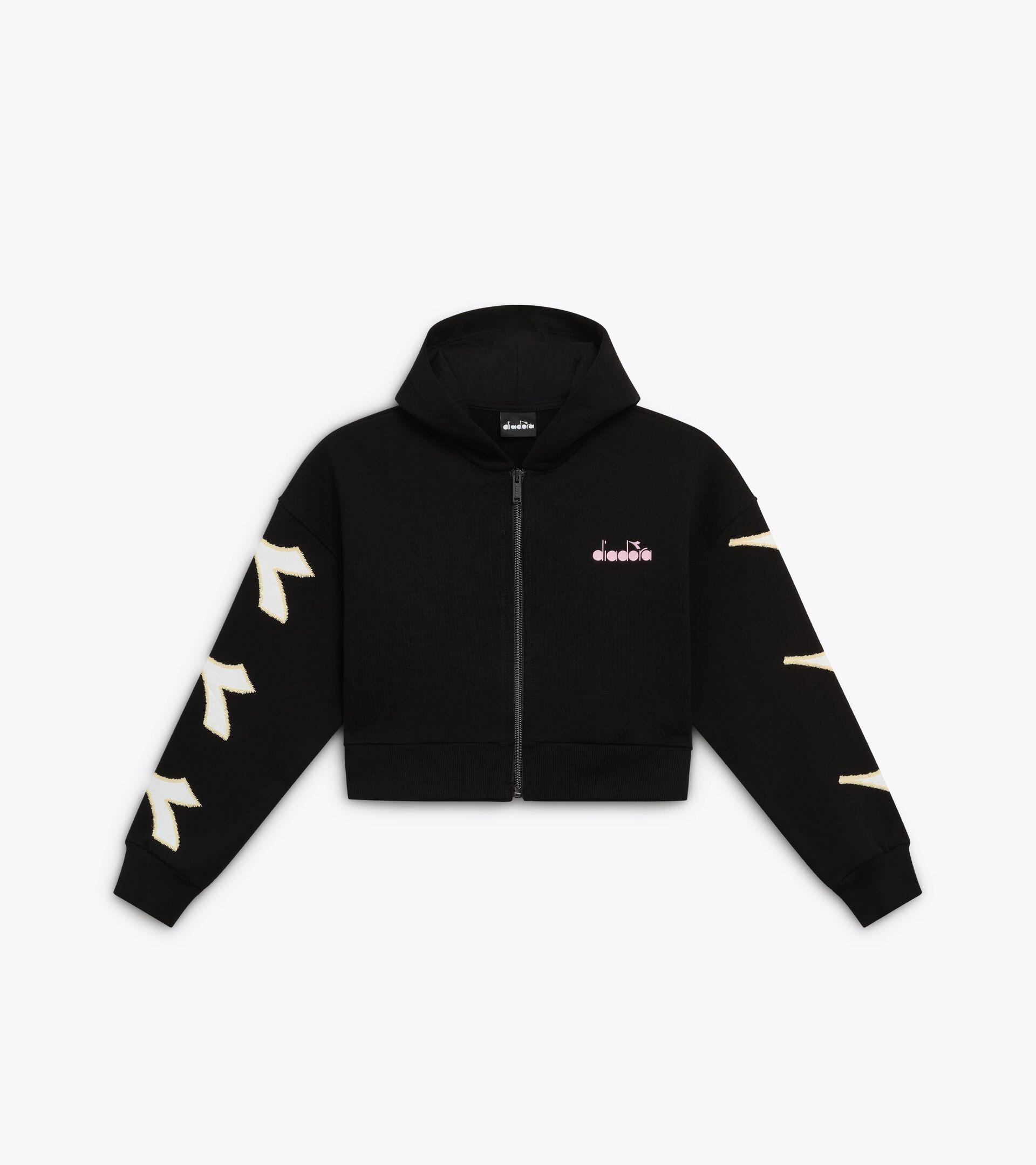 Sudadera con capucha - Niñas/Adolescentes JG. HOODIE FZ WONDERLAND NEGRO - Diadora